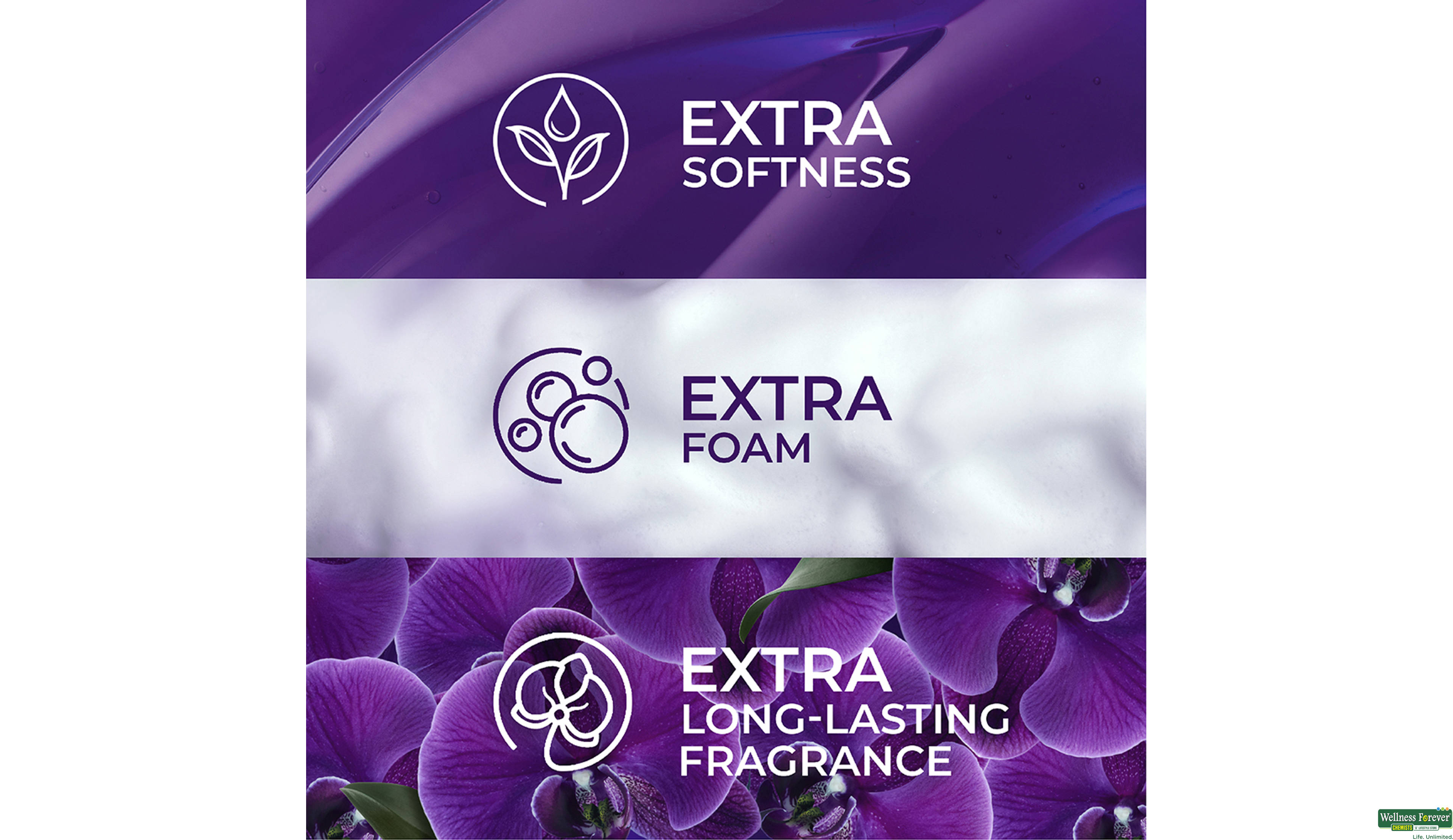 LUX S/GEL BLACK ORCHID FRGRNCE 245ML- 6, 245ML, 