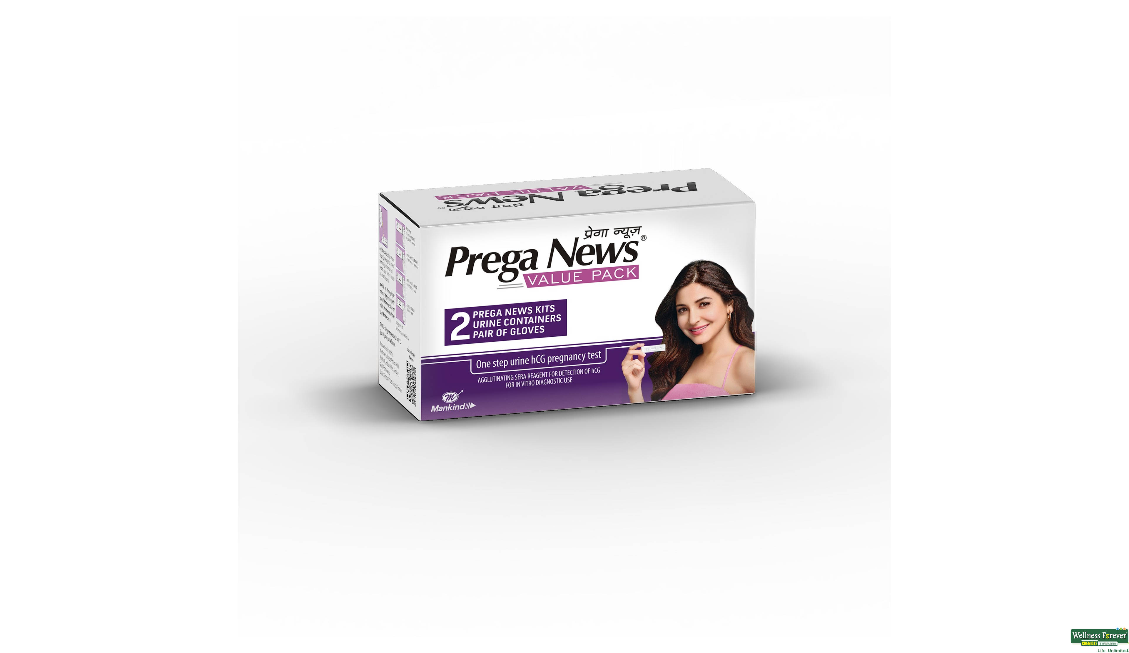 PREGANEWS PREG TEST VALUE PACK 1PC- 2, 1PC, 