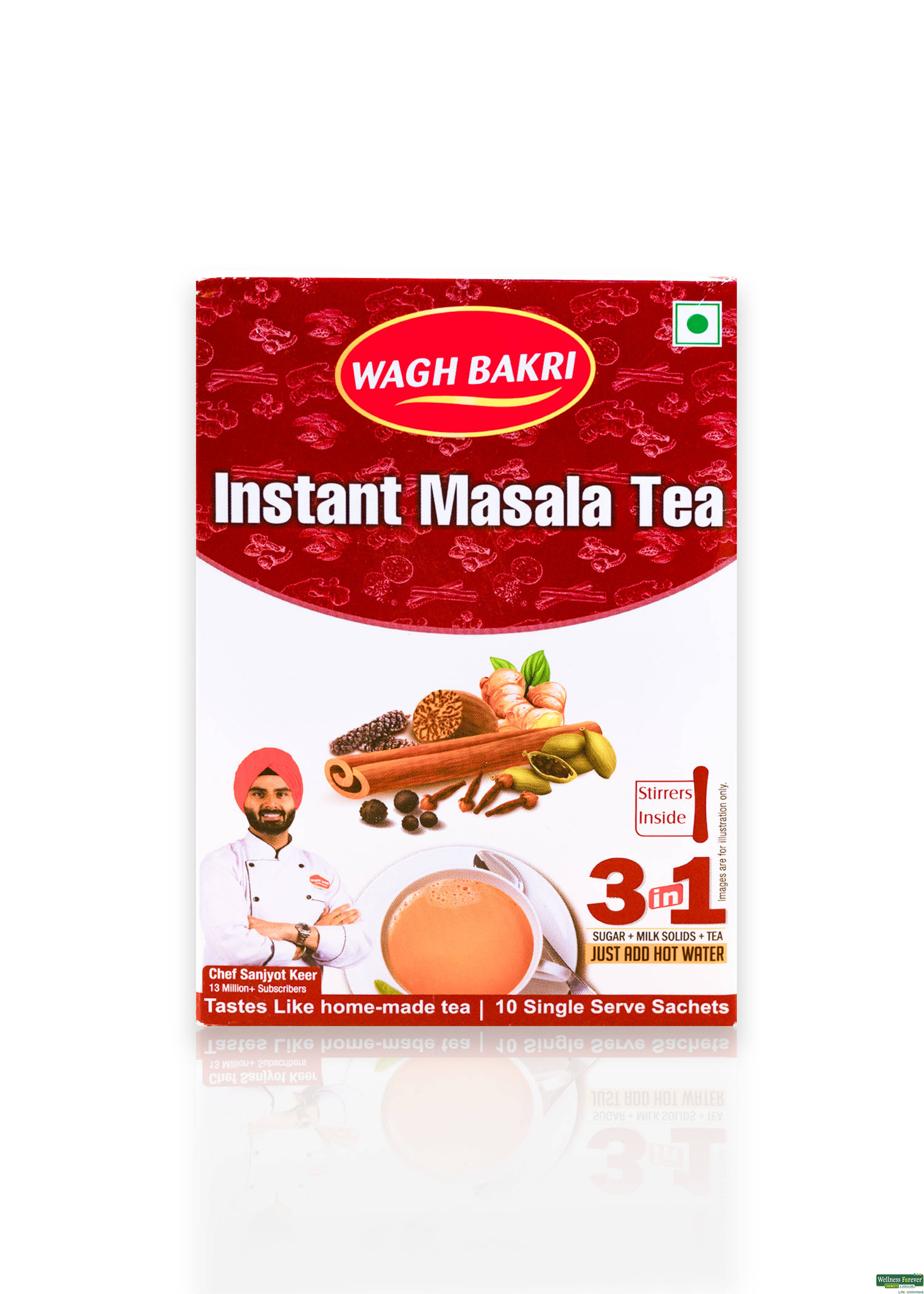 Wagh Bakri Instant Masala Tea 140g-image