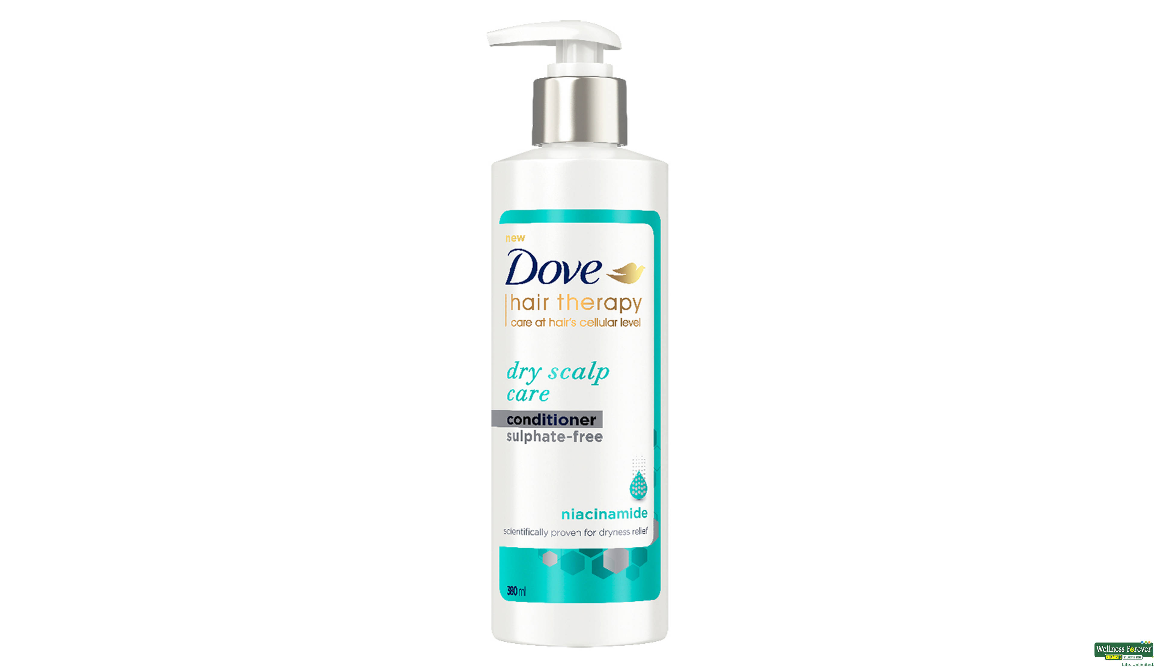 DOVE COND DRY SCALP 380ML- 2, 380ML, 