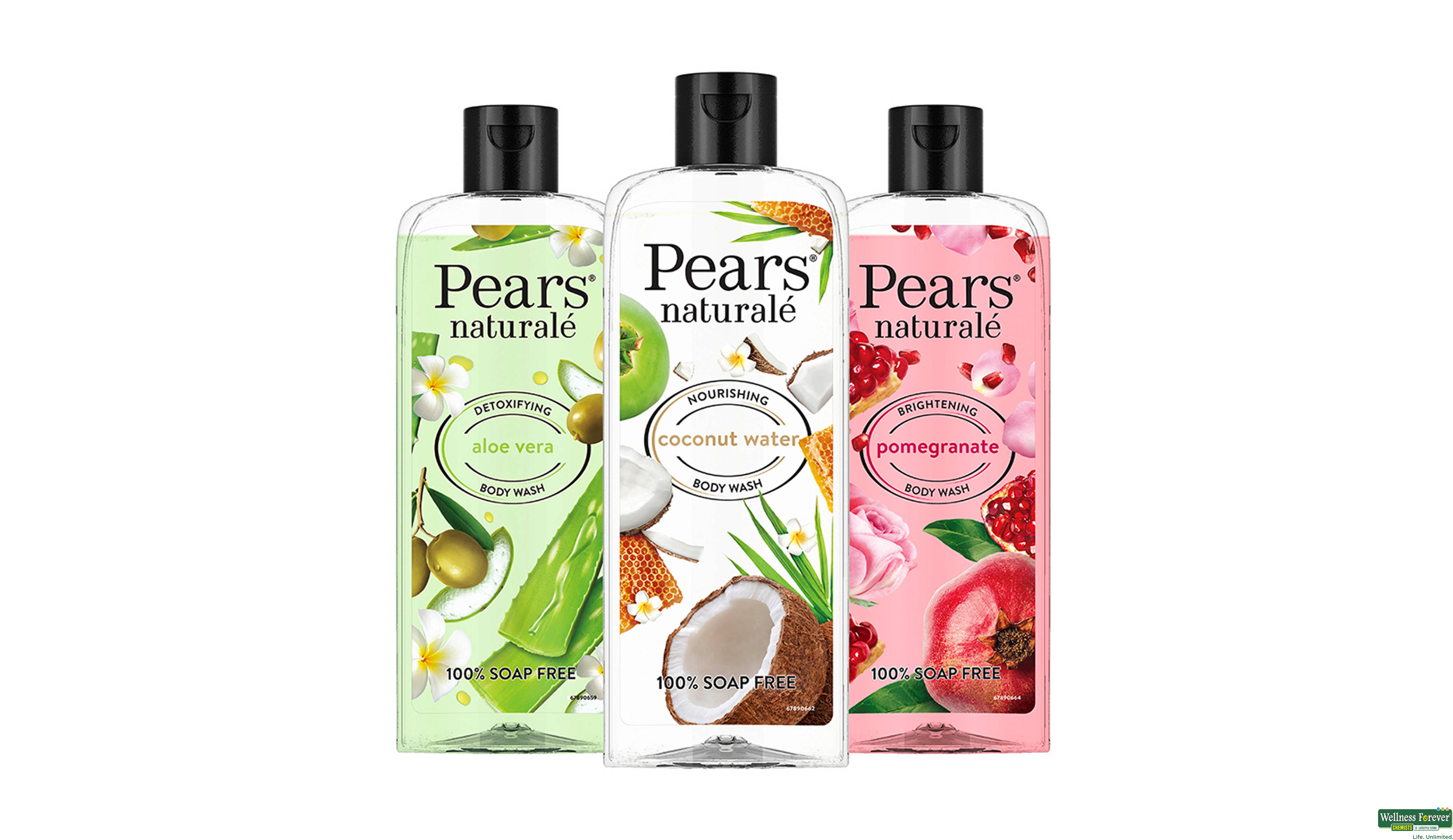 PEARS B/WASH NOURSHG COCONUT WATER 250ML- 7, 250ML, 