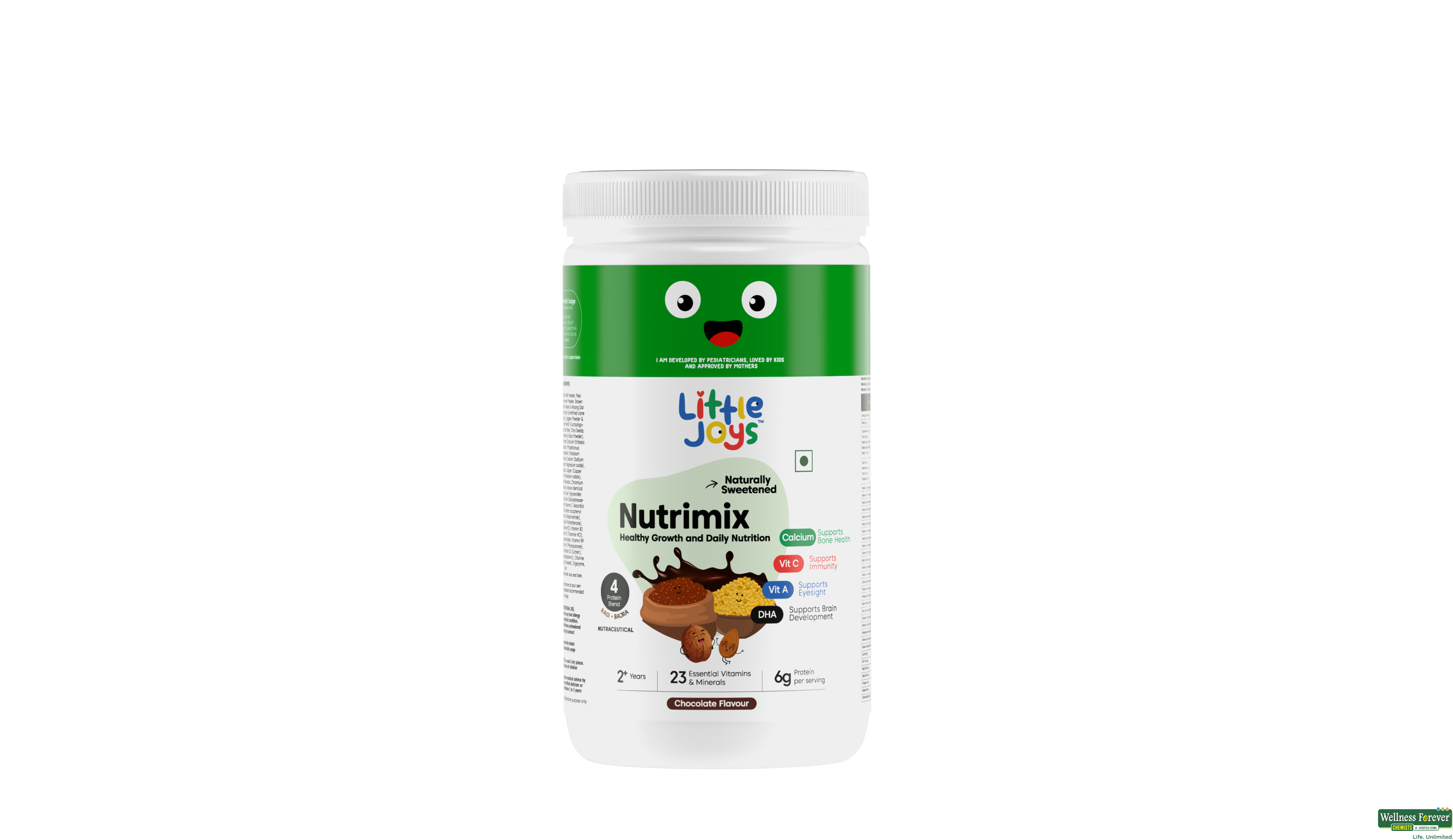 LITTLE JOYS NUTRIMIX 2+ CHOC POWDER 350GM- 1, 350GM, 