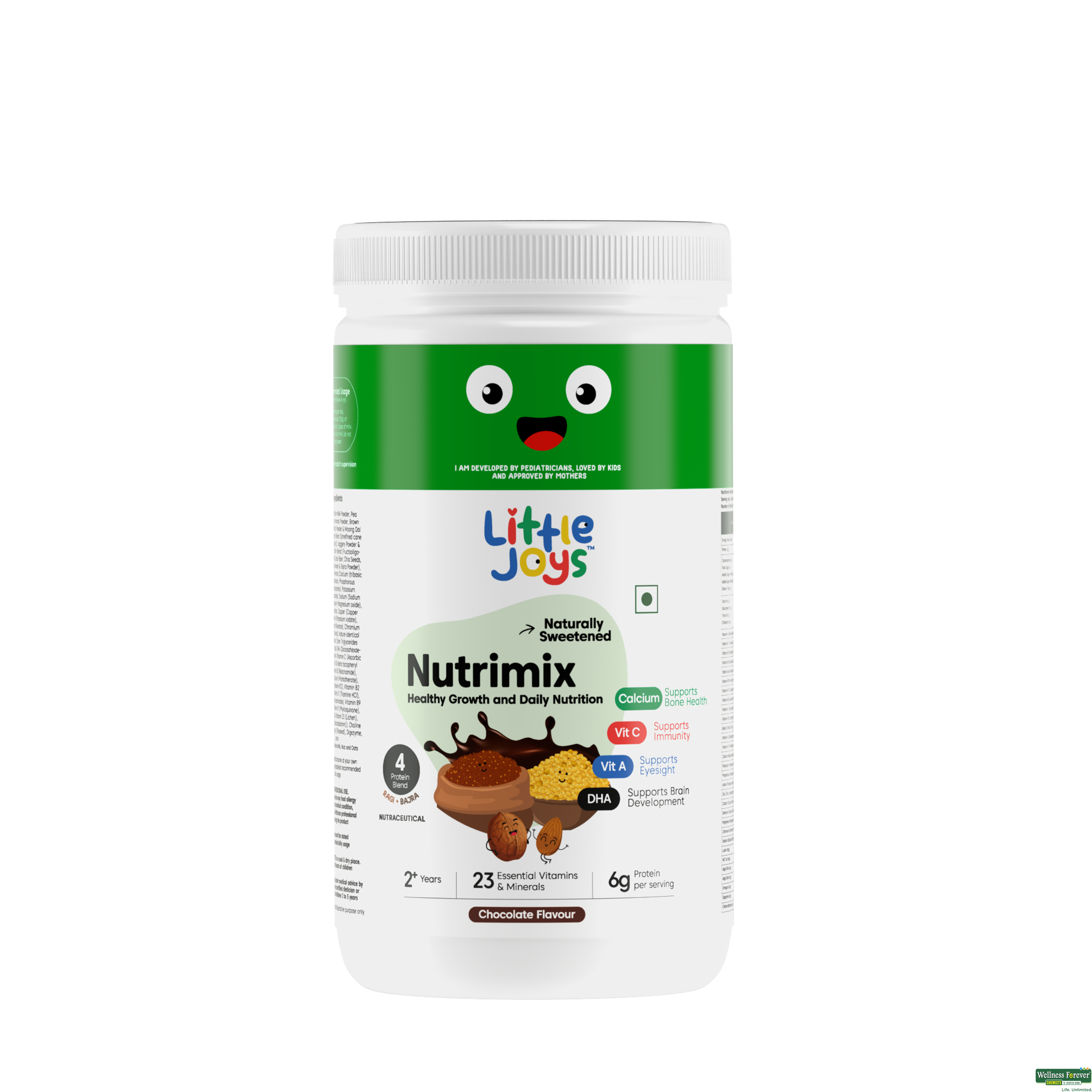 LITTLE JOYS NUTRIMIX 2+ CHOC POWDER 350GM-image