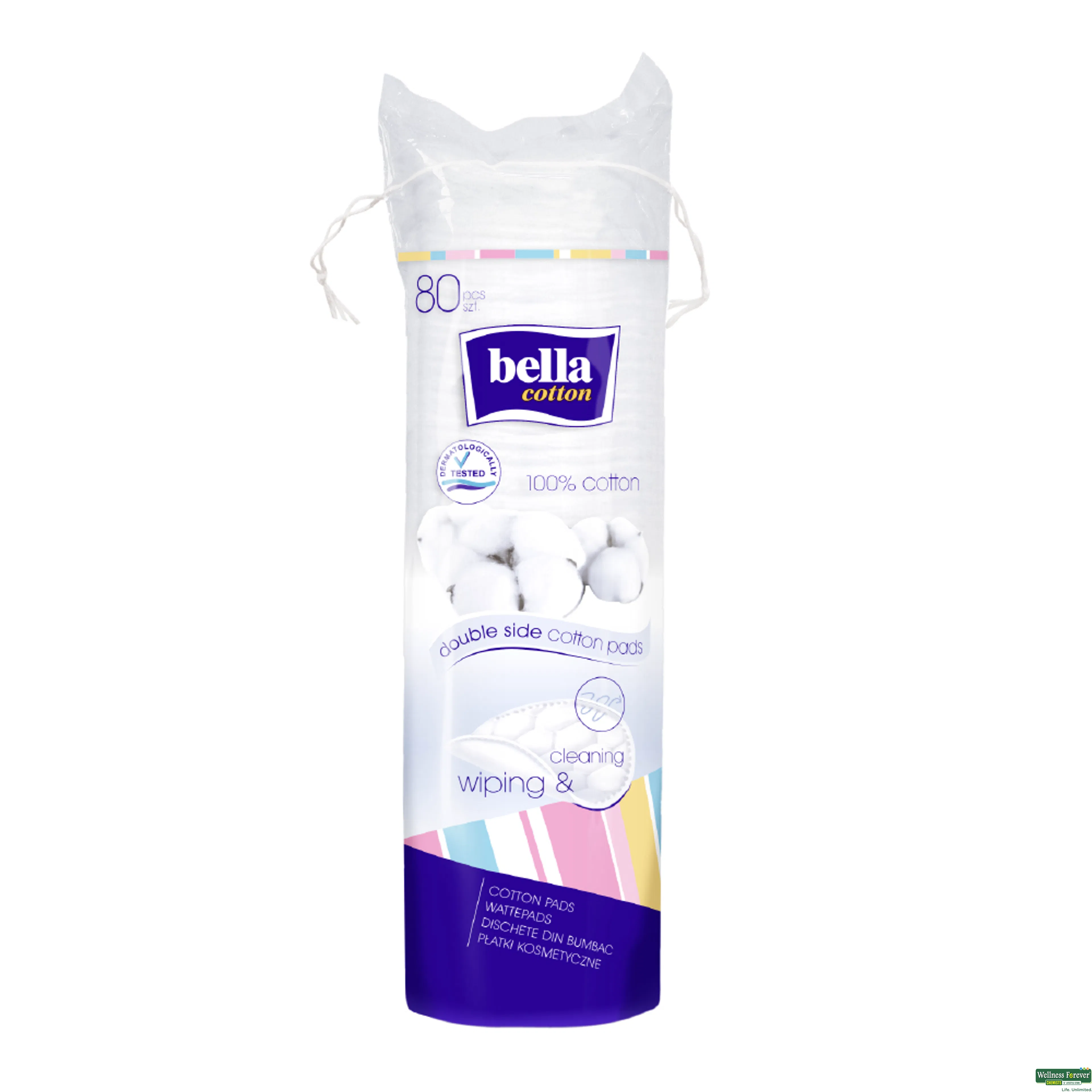 BELLA COTTON PADS ROUND 80PC-image