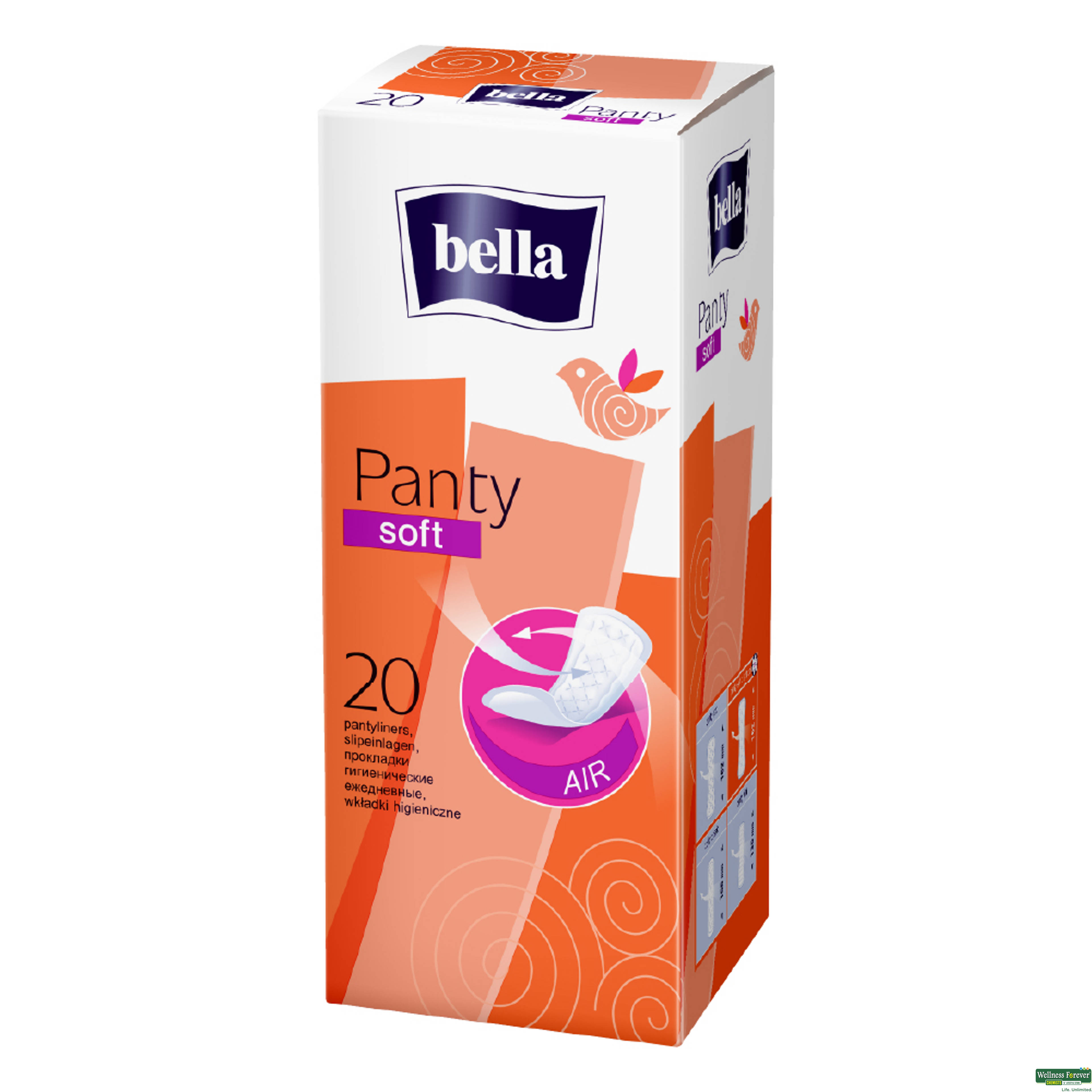 BELLA PANTY LINERS SOFT 20PC-image