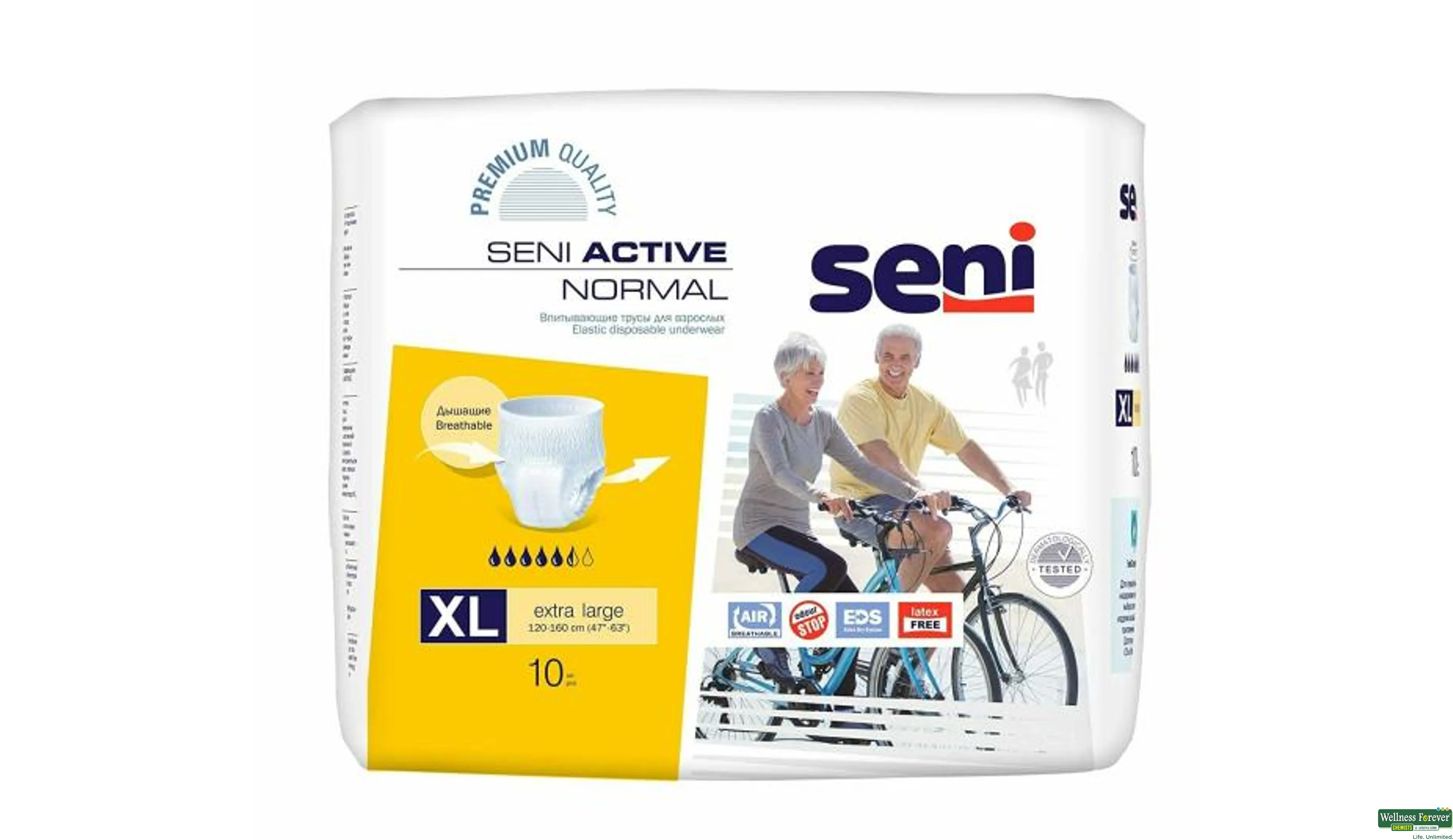 SENI ACTIVE NORMAL PULLUP DIAPERS XL 10PC- 1, 10PC, 