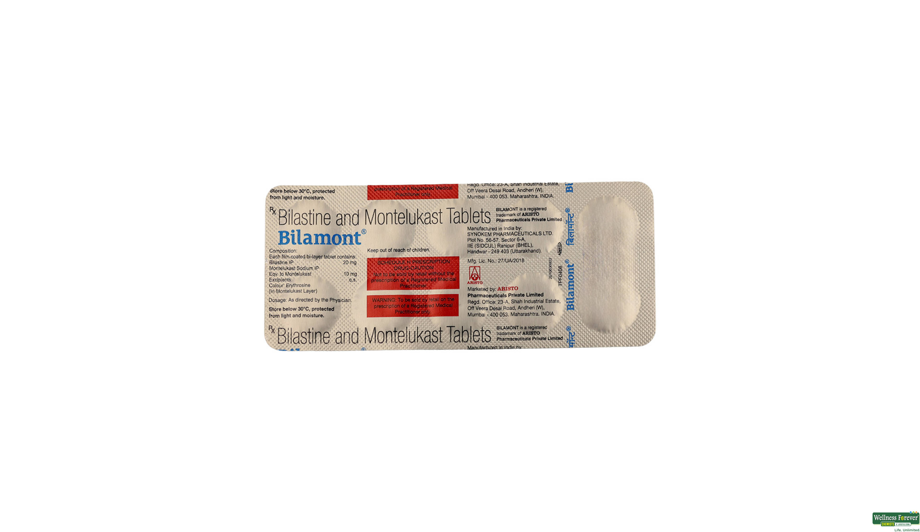 BILAMONT 10TAB- 2, 10TAB, 