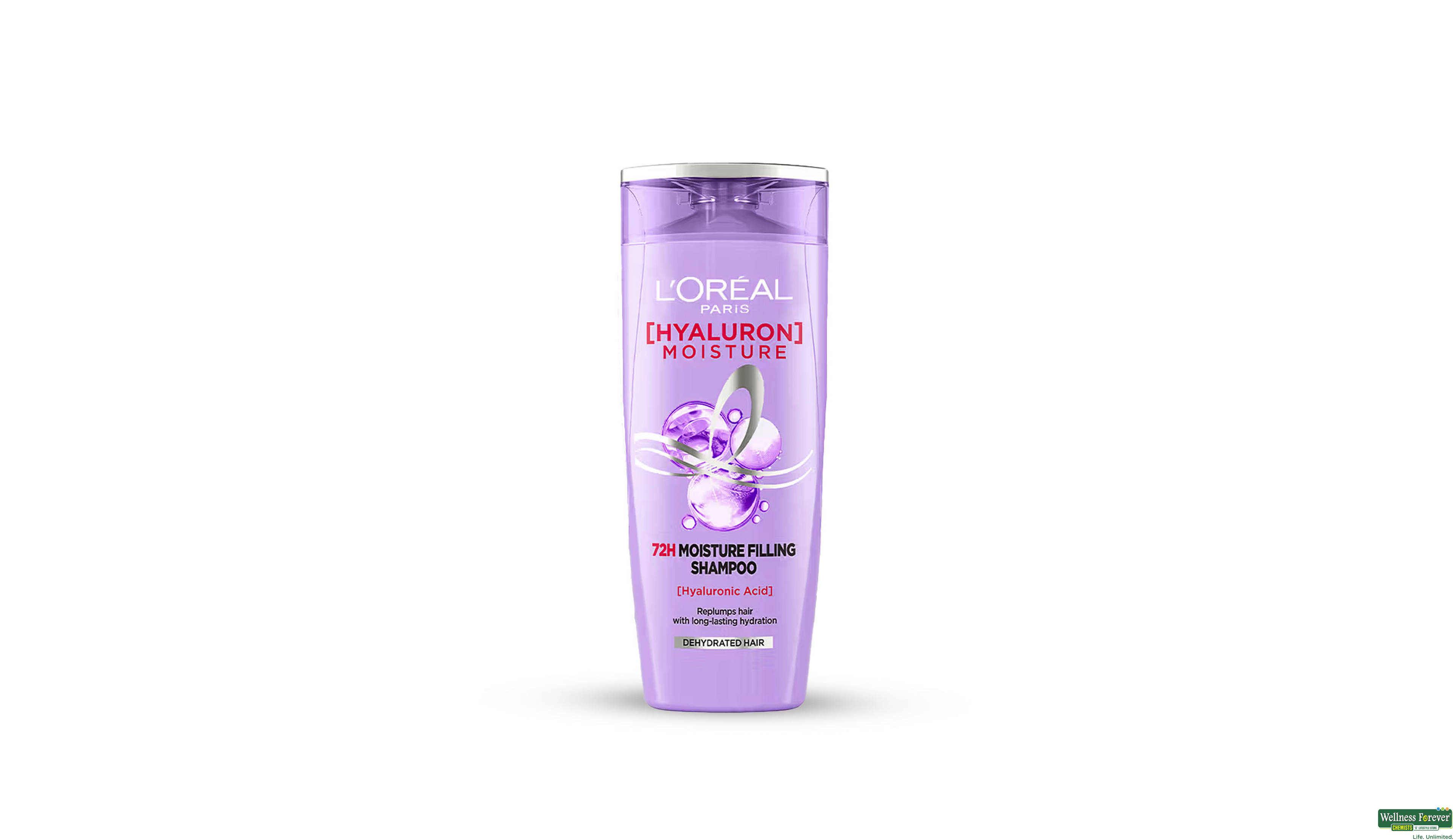 LOREAL PARIS HA MOIST 72H SHAMPOO 180ML- 1, 1PC, 