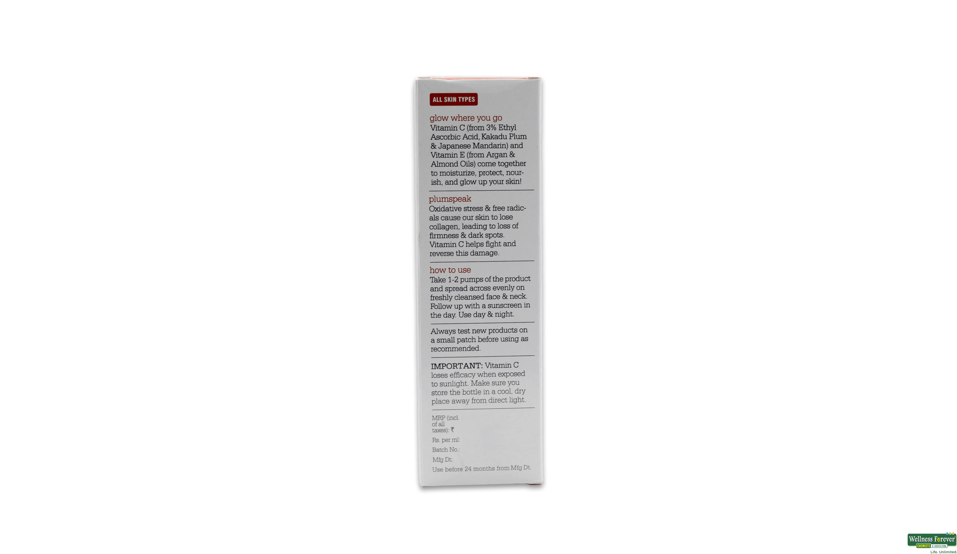 PLUM MANDARIN & VITAMIN C 3% MOISTURIZER 50ML- 2, 50ML, 