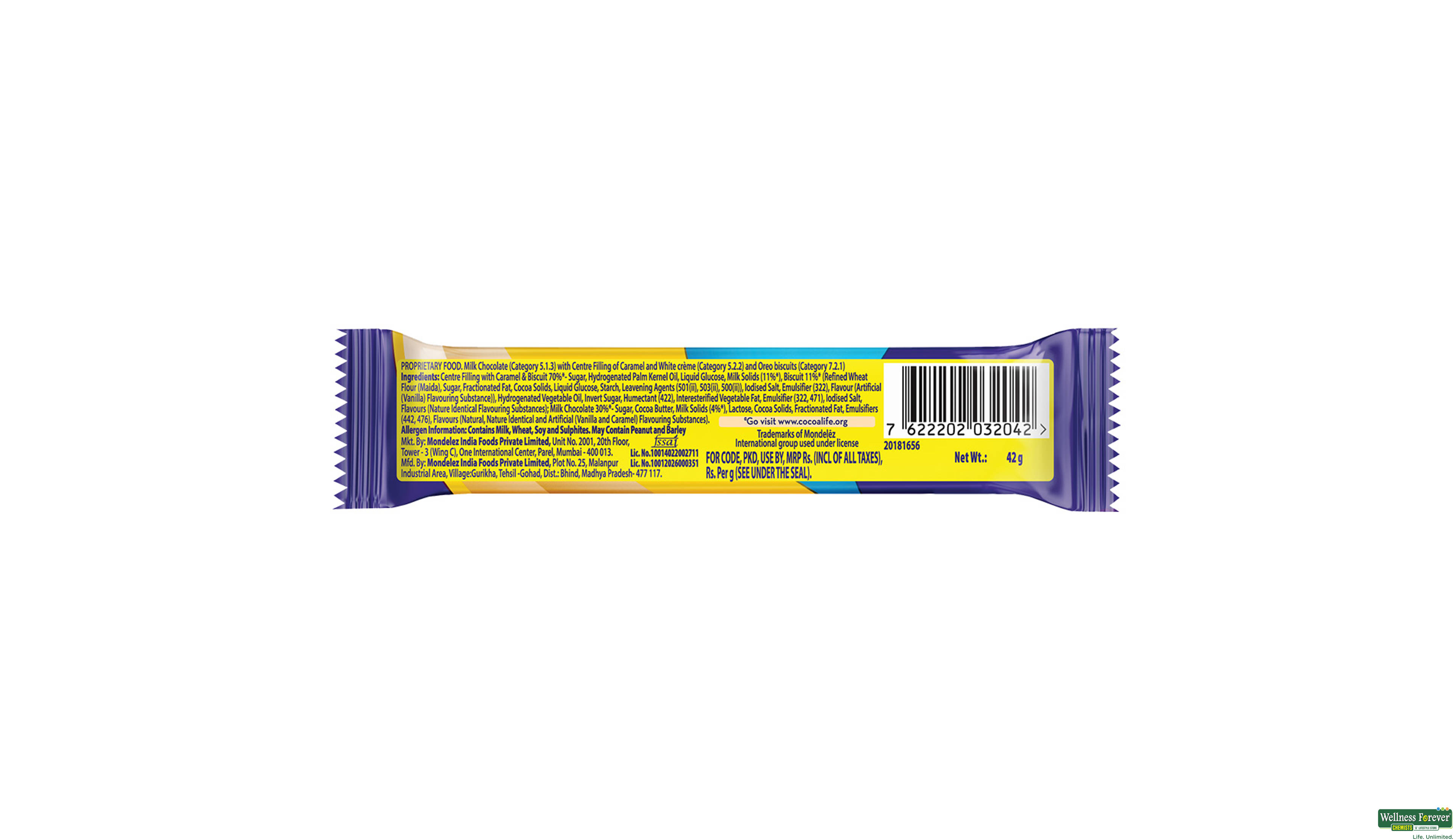 CADB CHOCO 5 STAR OREO 42GM- 2, 42GM, null