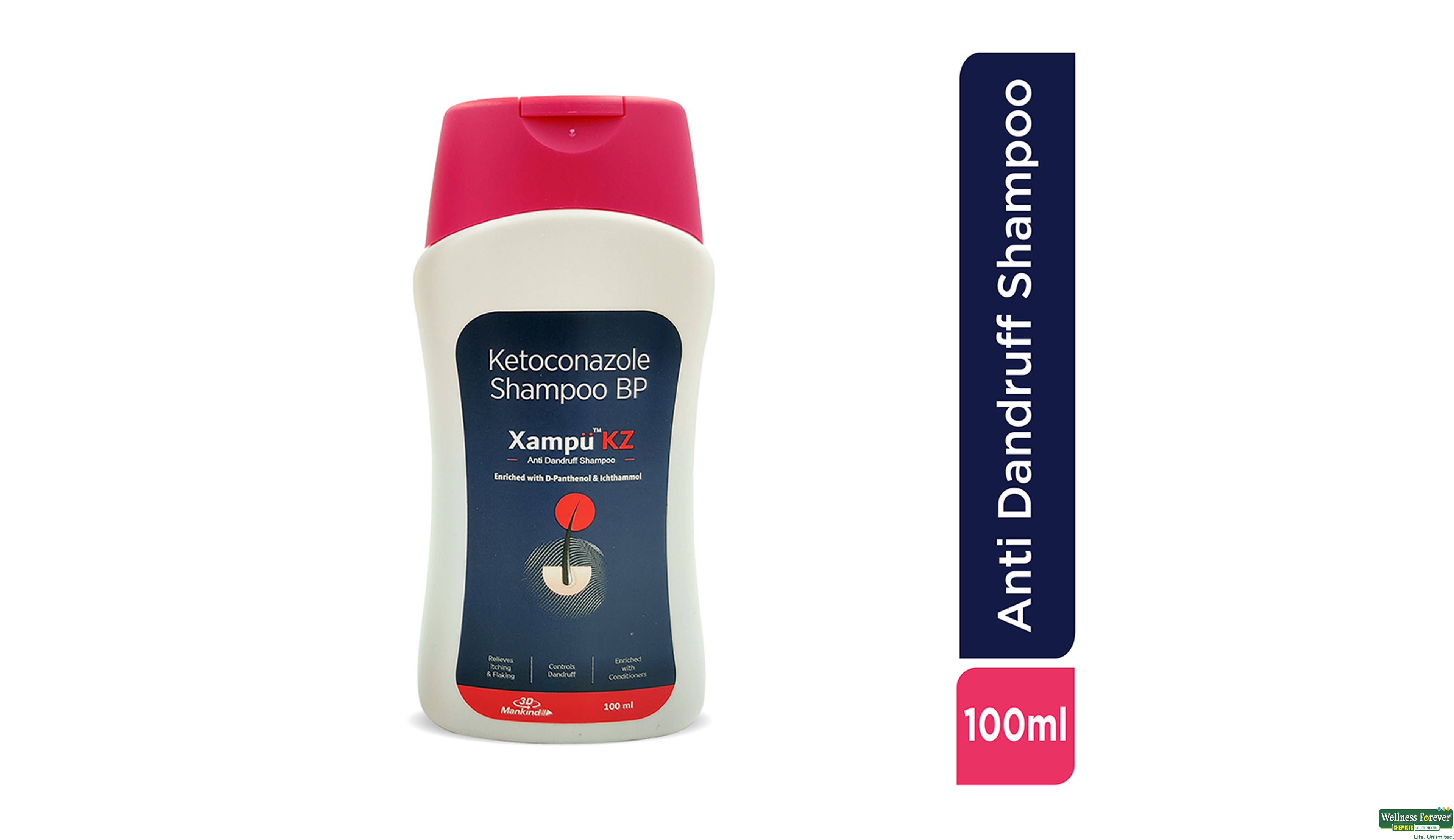 XAMPU KZ 2% SHMP 100ML- 1, 100ML, 