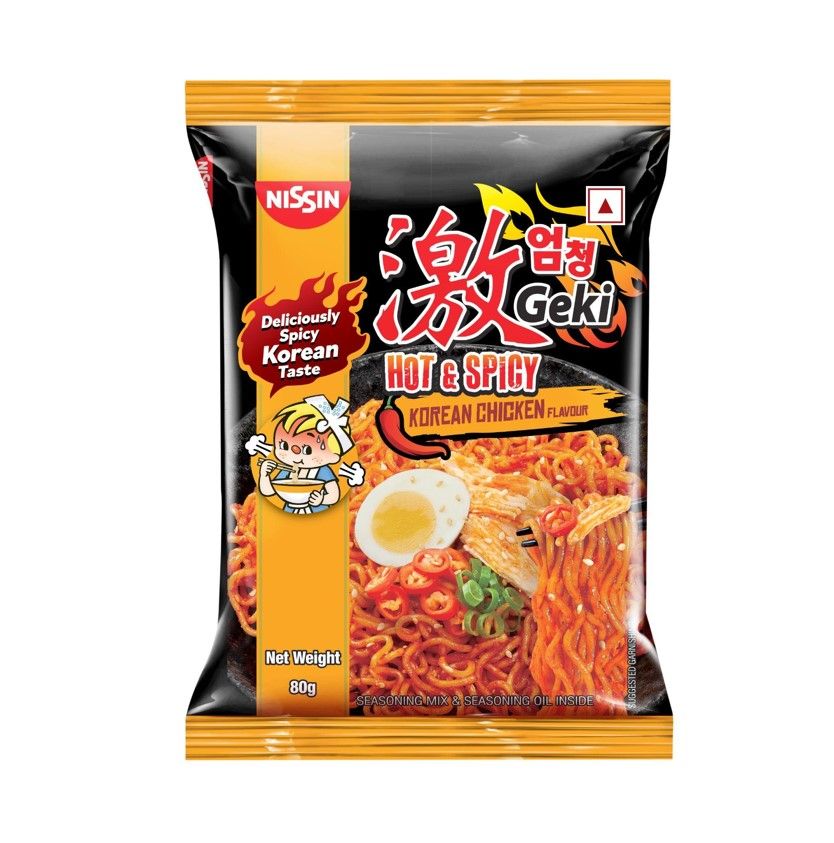 Buy Top Ramen Hot Spicy Korean Veg 80g Online at Best Prices