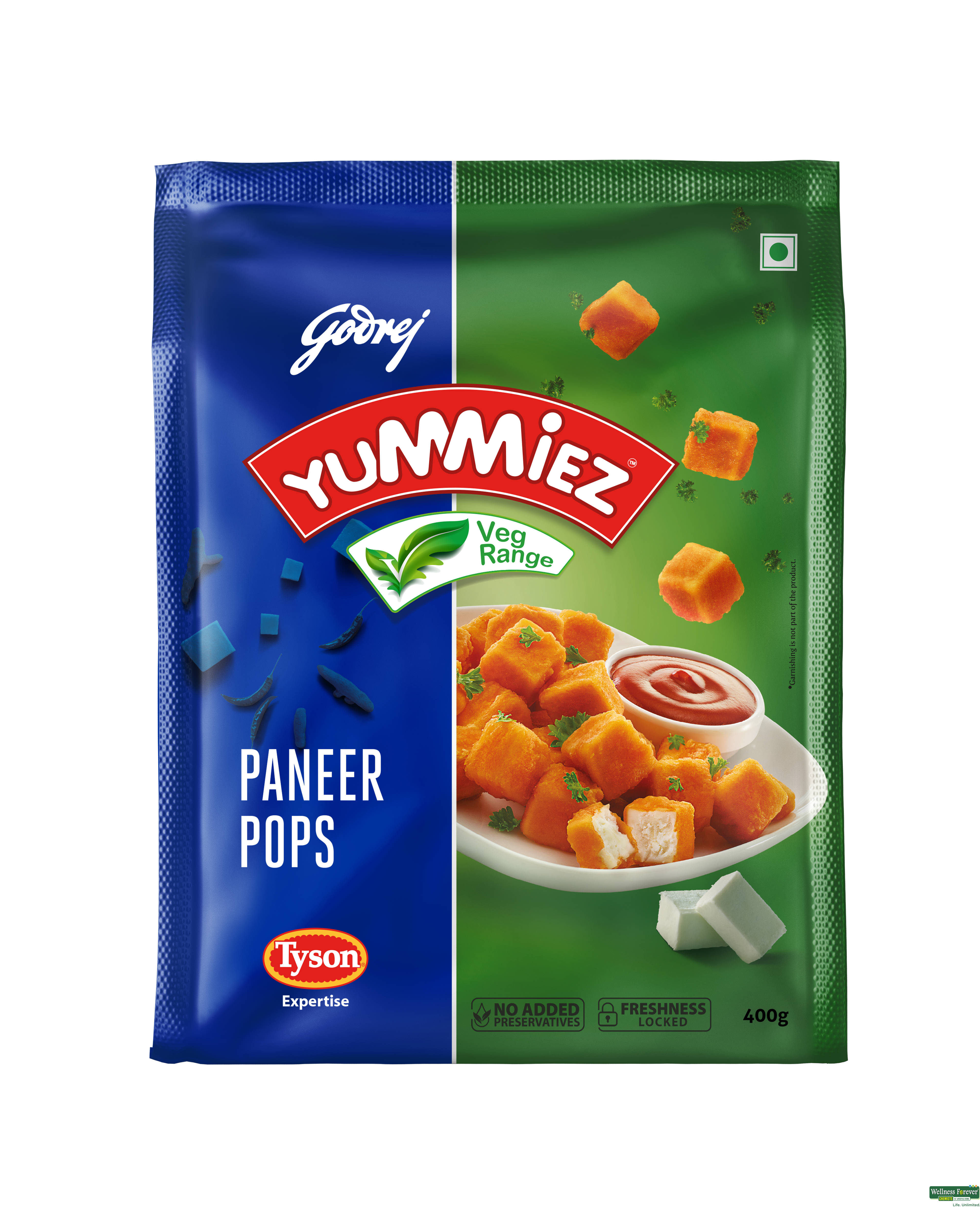 Yummiez Paneer Pops 400Gm-image