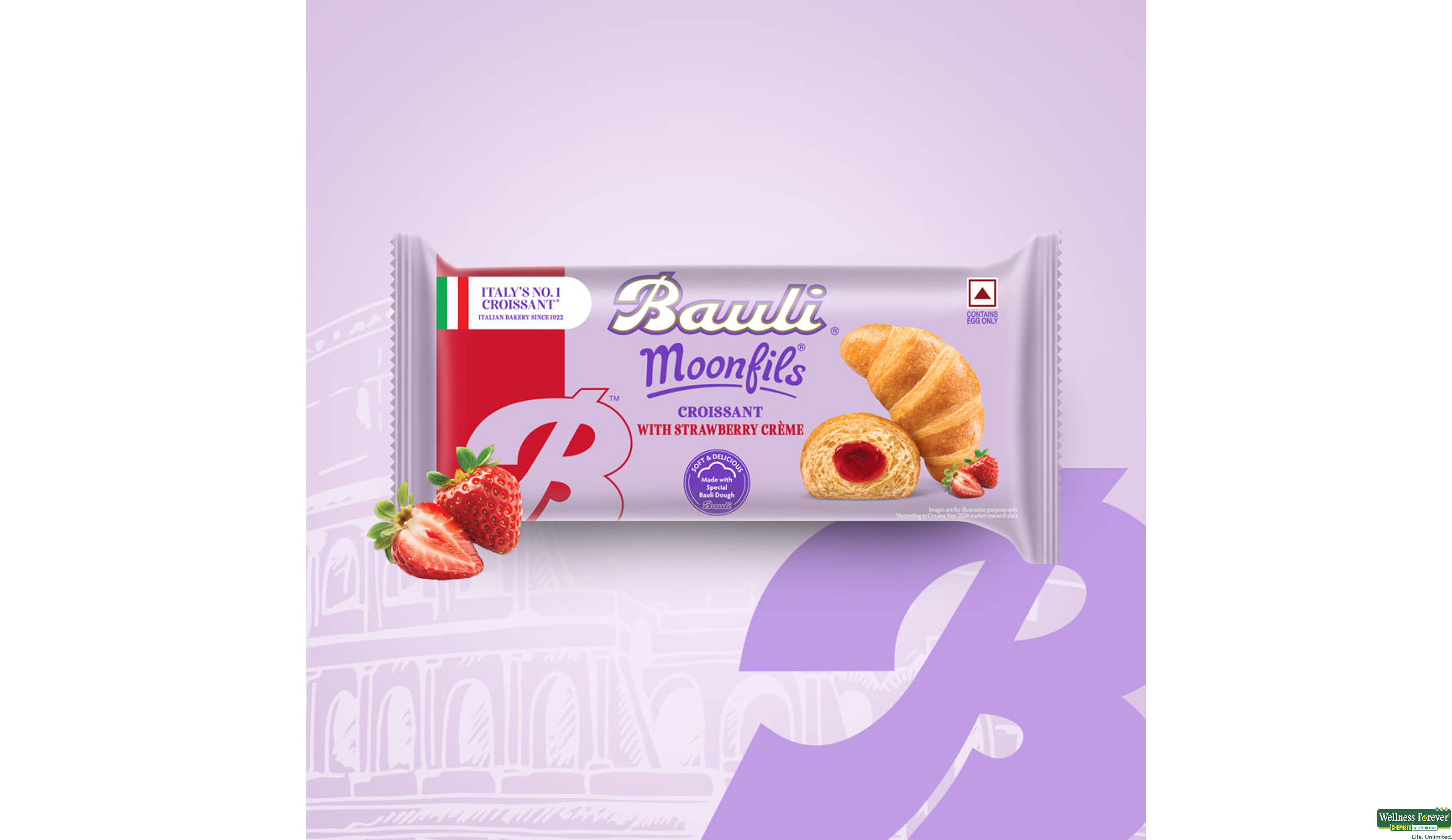 BAULI MOONFILS STRAWBERRY 45GM- 1, 45GM, 
