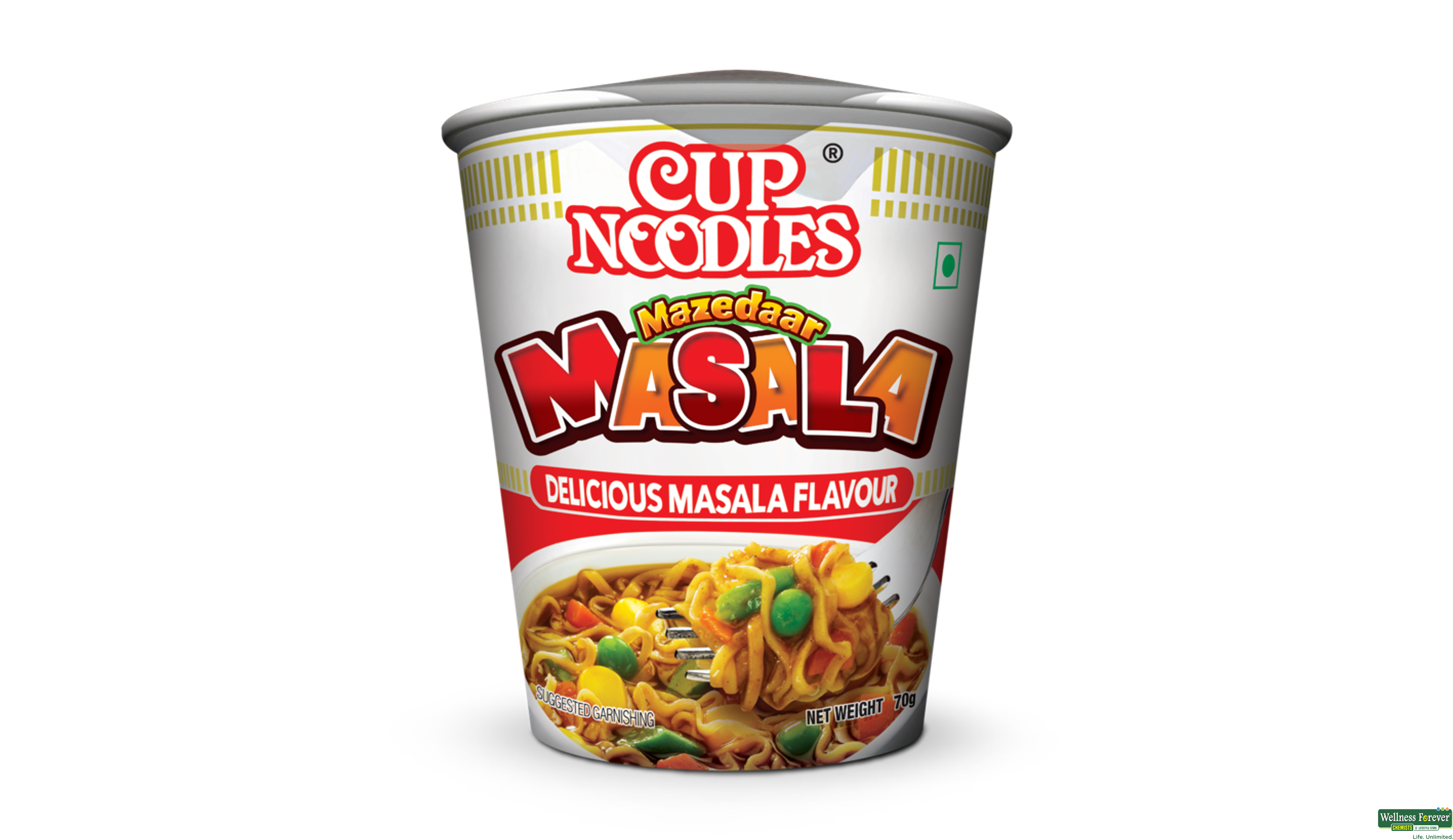 NISSIN CUP NOODLES MAZEDAAR MASALA 70G- 1, 70GM, 