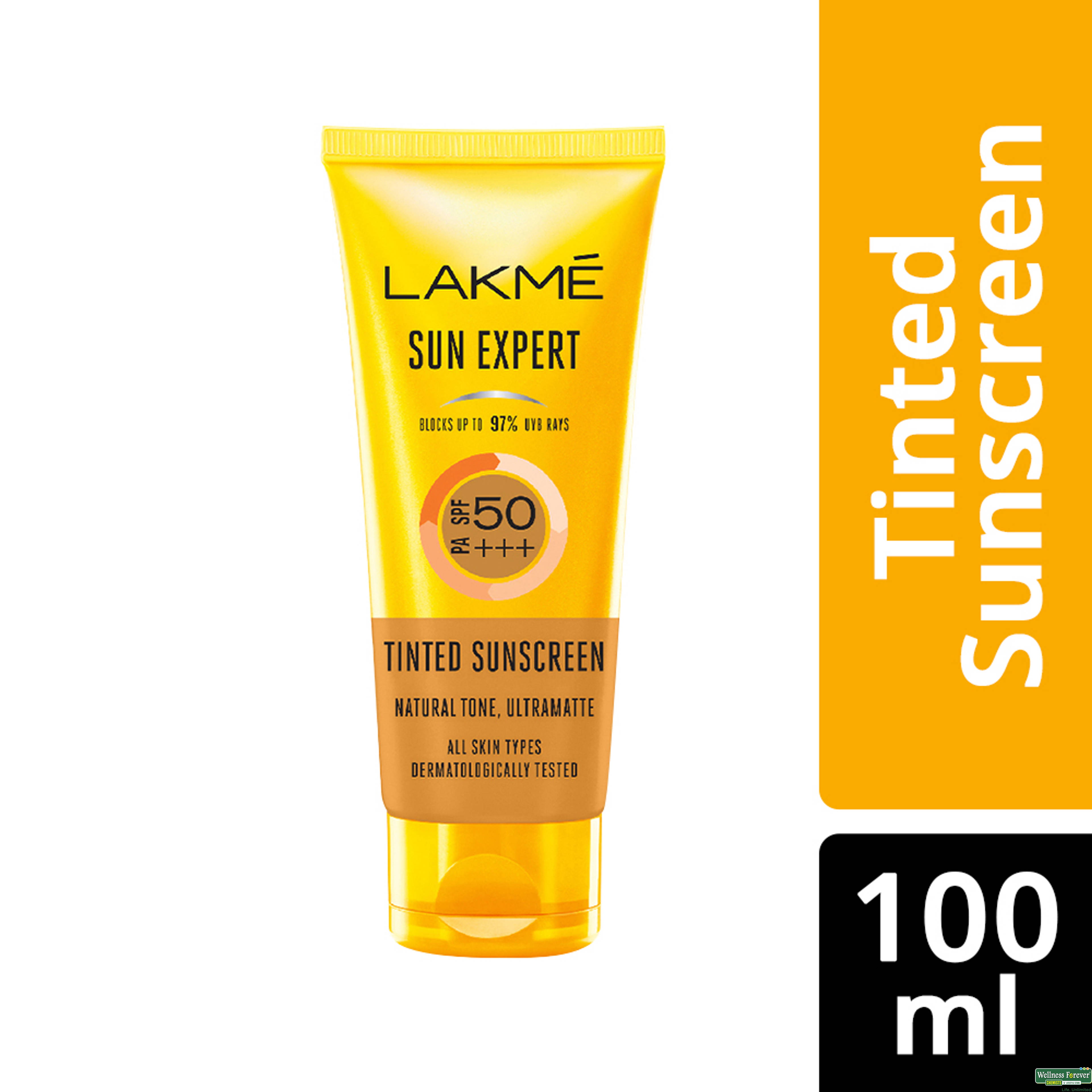 Lakme Sun Expert Tinted Sunscreen 50 SPF 100g-image