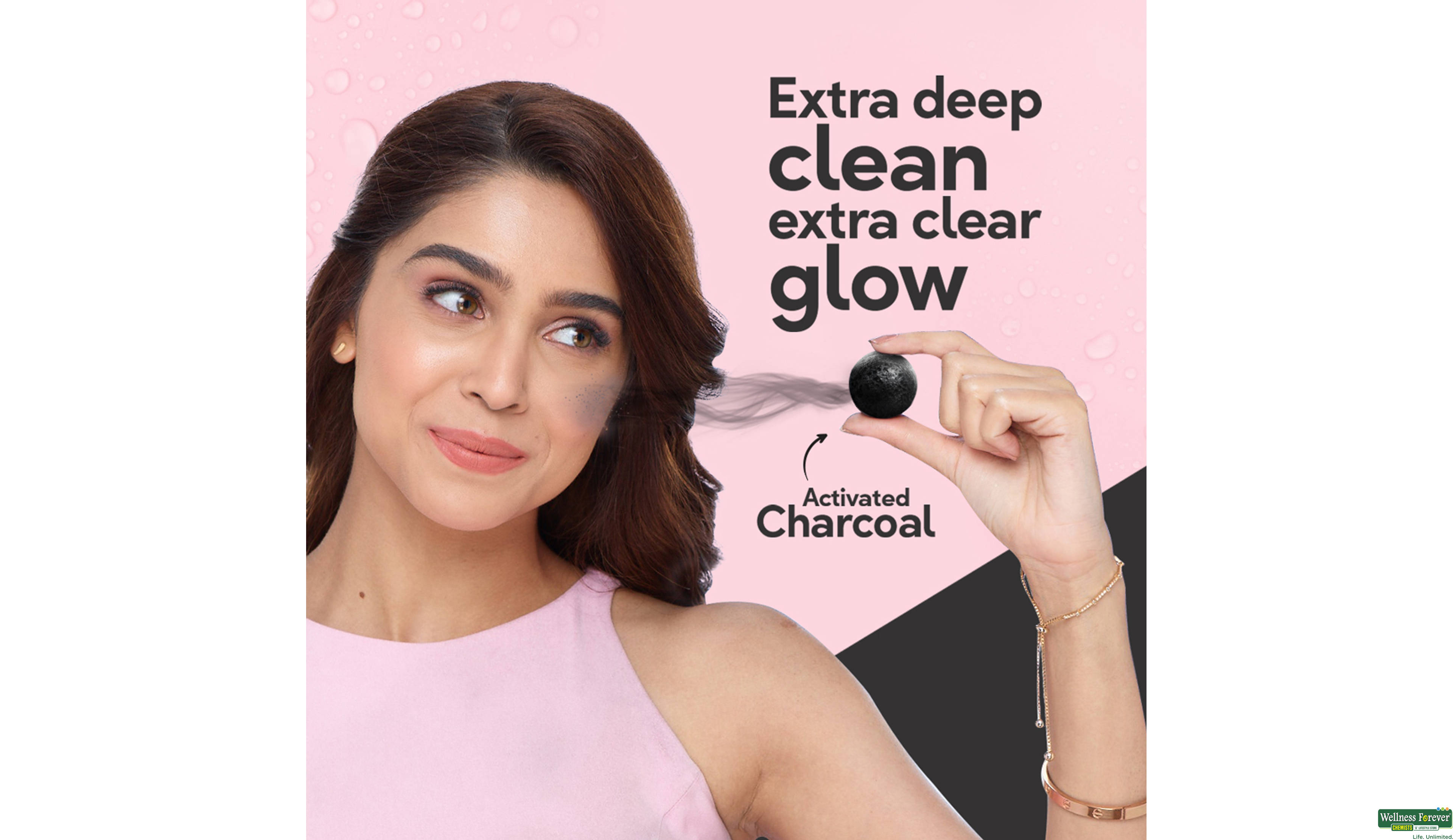 PONDS F/WASH PURE DETOX WITH CHARCOAL 150GM- 6, 150GM, 