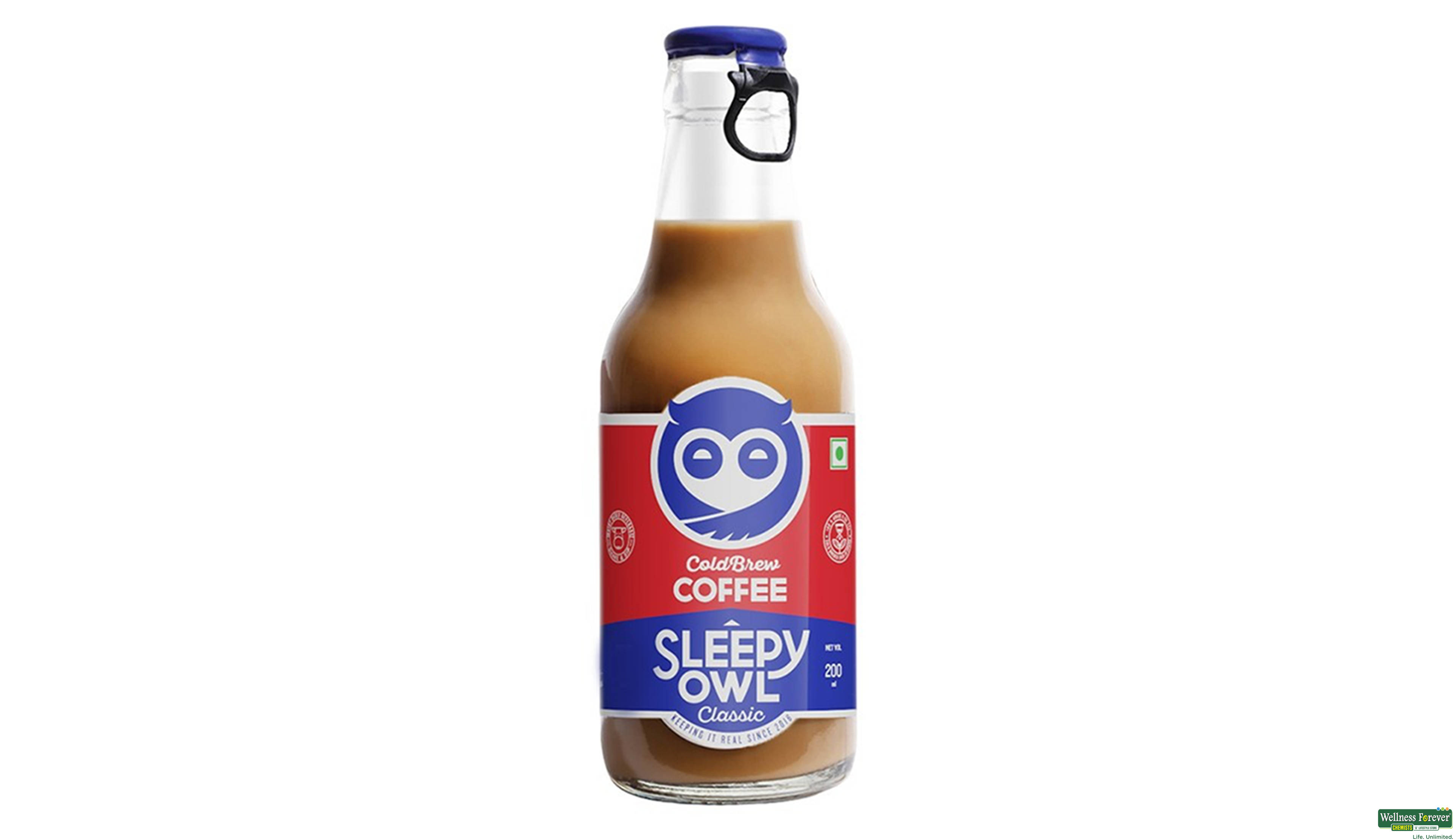 SLEEPY OWL COLD COFFEE CLASSIC 200ML- 1, 200ML, 