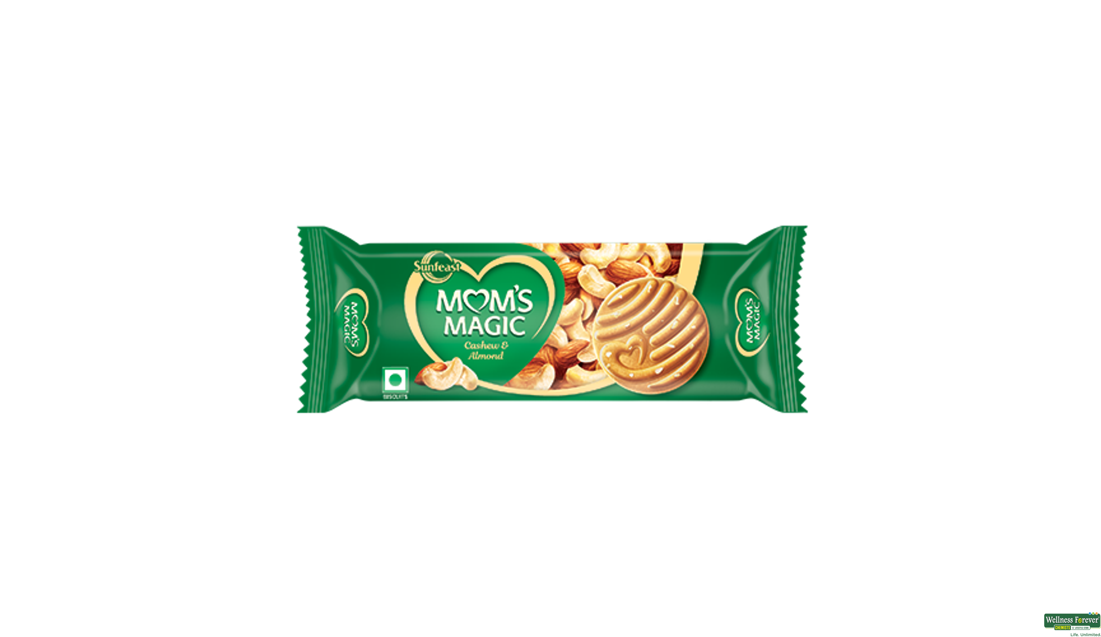 SUNF BISC MOMS CASHEW ALMOND 100GM- 1, 100GM, 