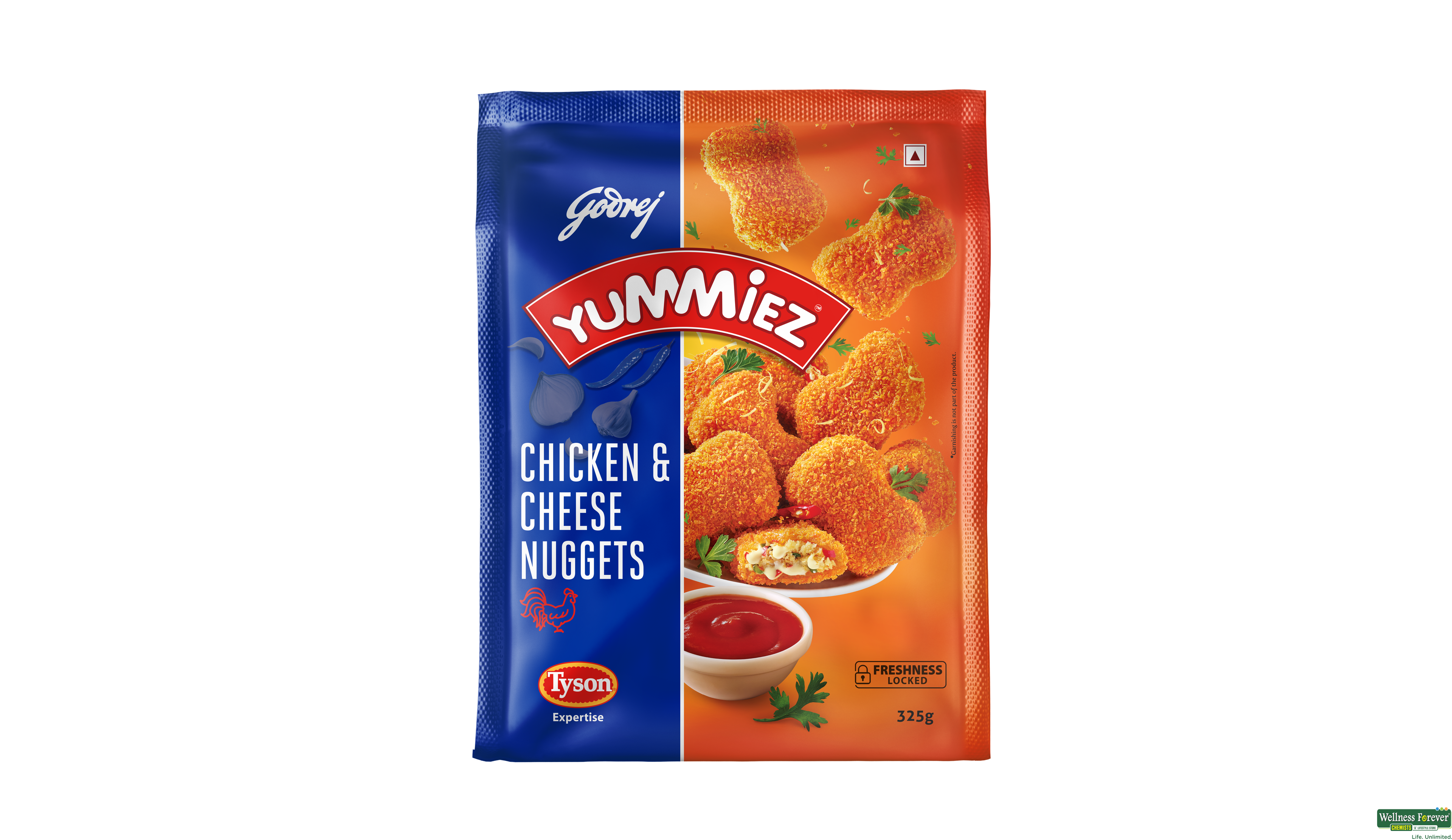 YUMMIEZ CHI & CHEESE NUGGETS 325GM- 1, 325GM, 