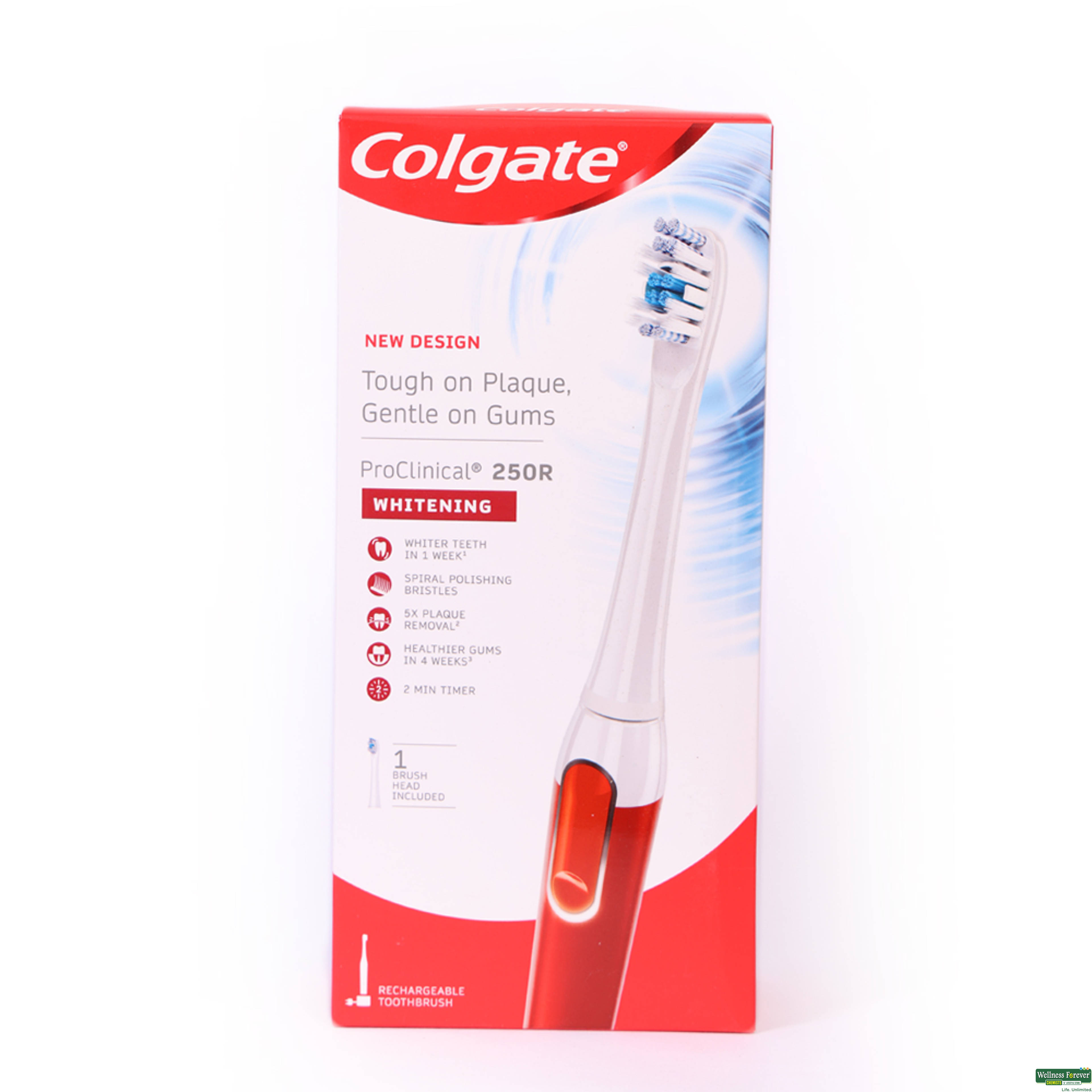 COLG T/BRUSH WHITENING 250R POW 1PC-image