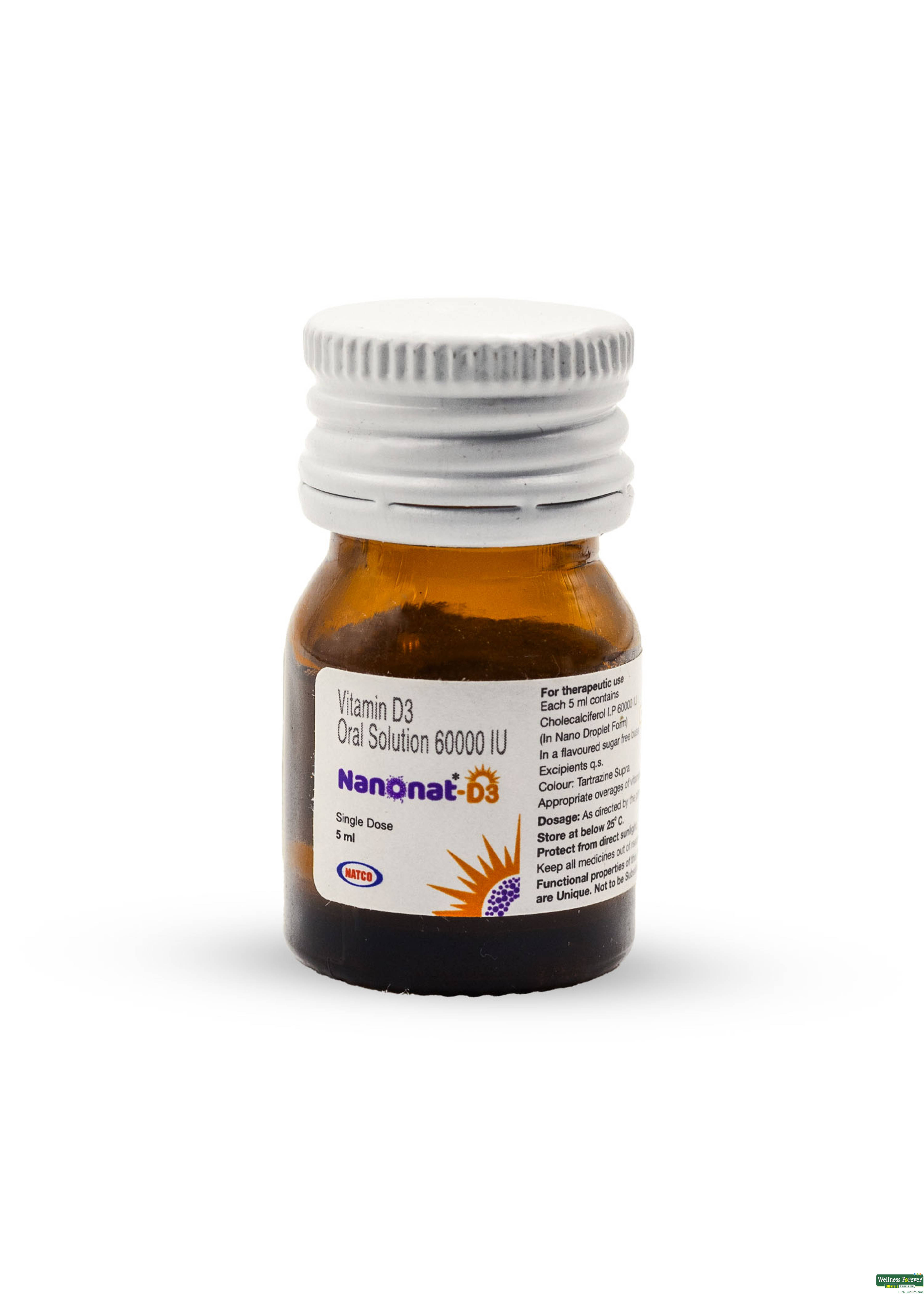 Nanonat D3 60K Oral Solution 5Ml-image