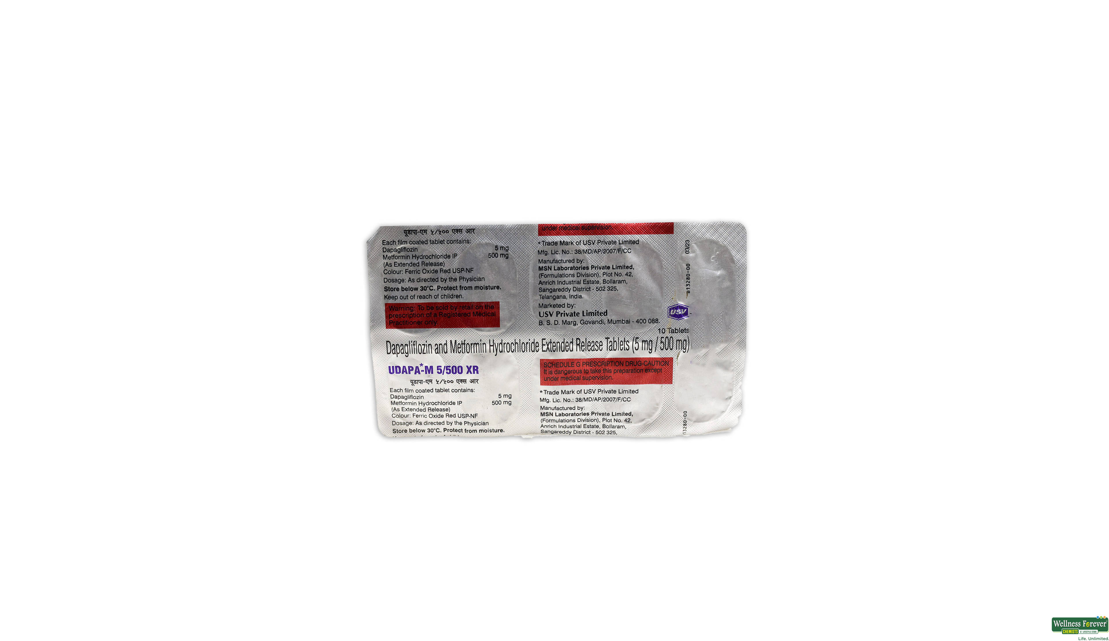 UDAPA-M 5/500 XR 10TAB- 1, 10TAB, 
