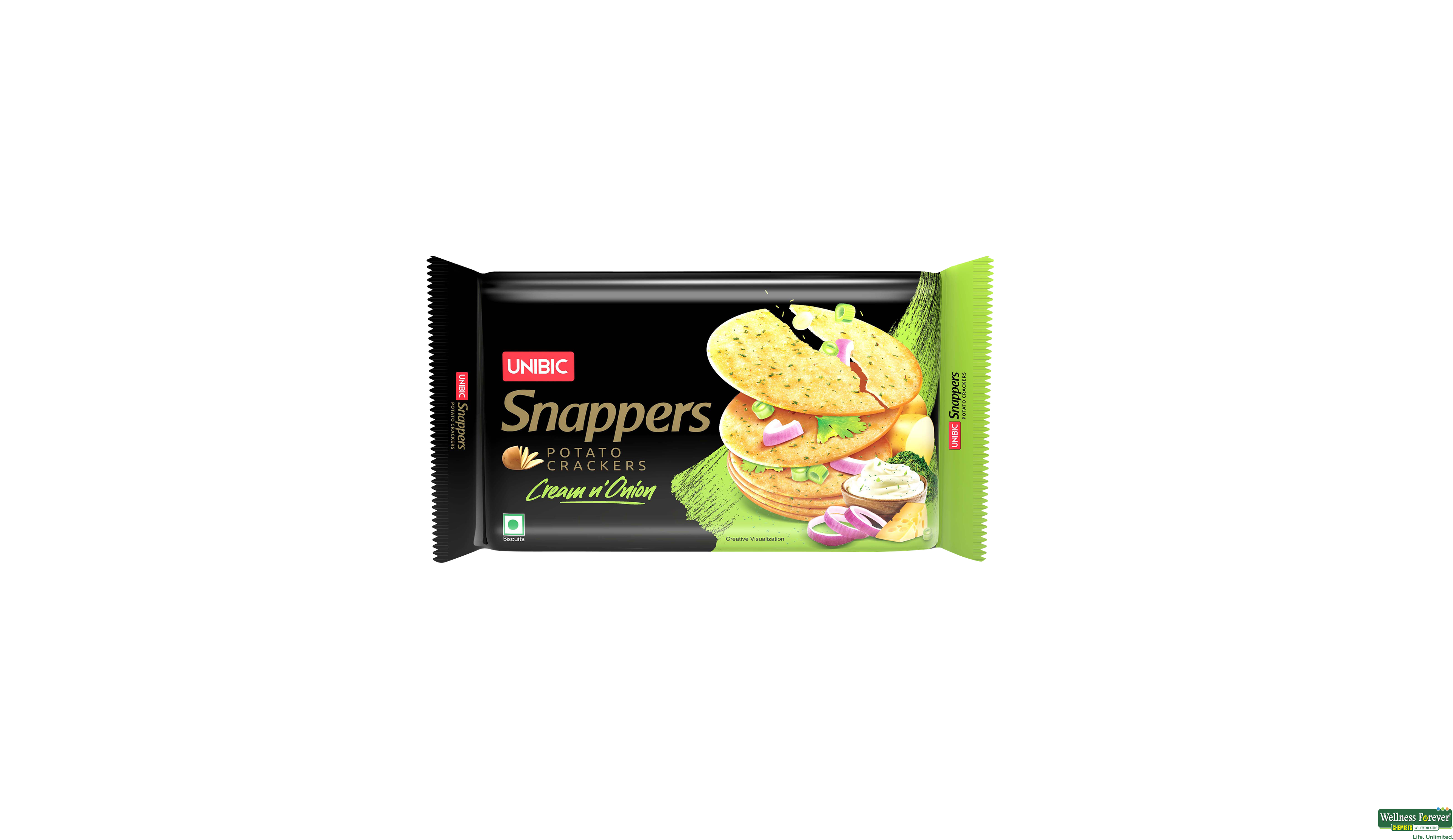 UNIBIC SNPPR CRM&ONIN POT CRCKR 280GM- 1, 280GM, null