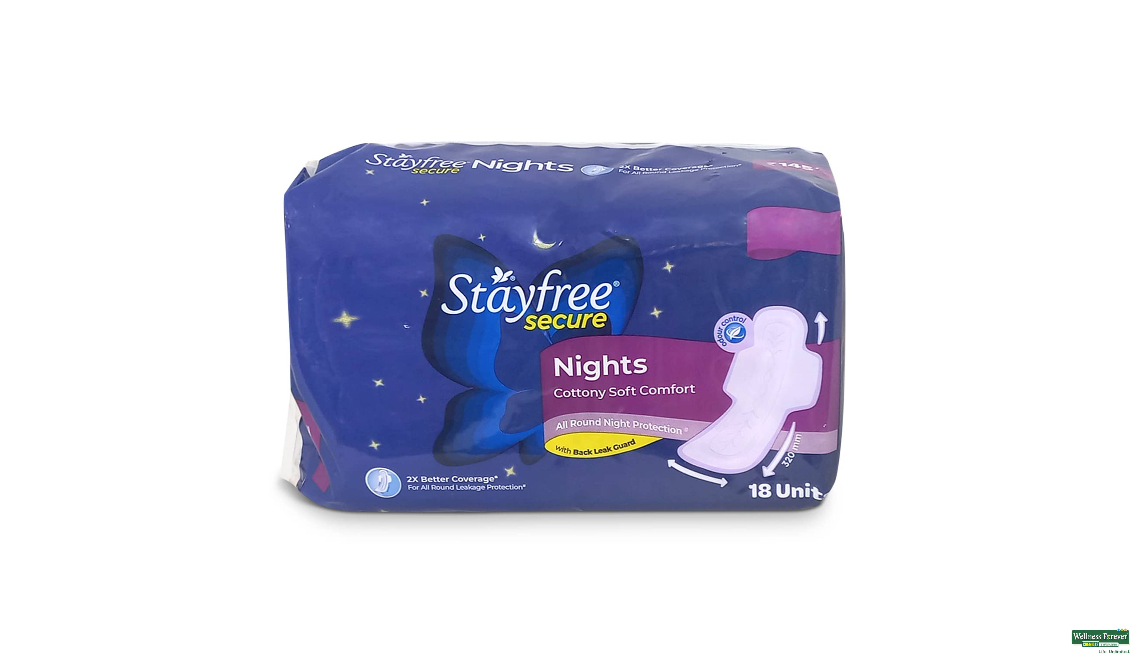 STAYFREE SECURE NIGHTS 18PC- 1, 18PC, 
