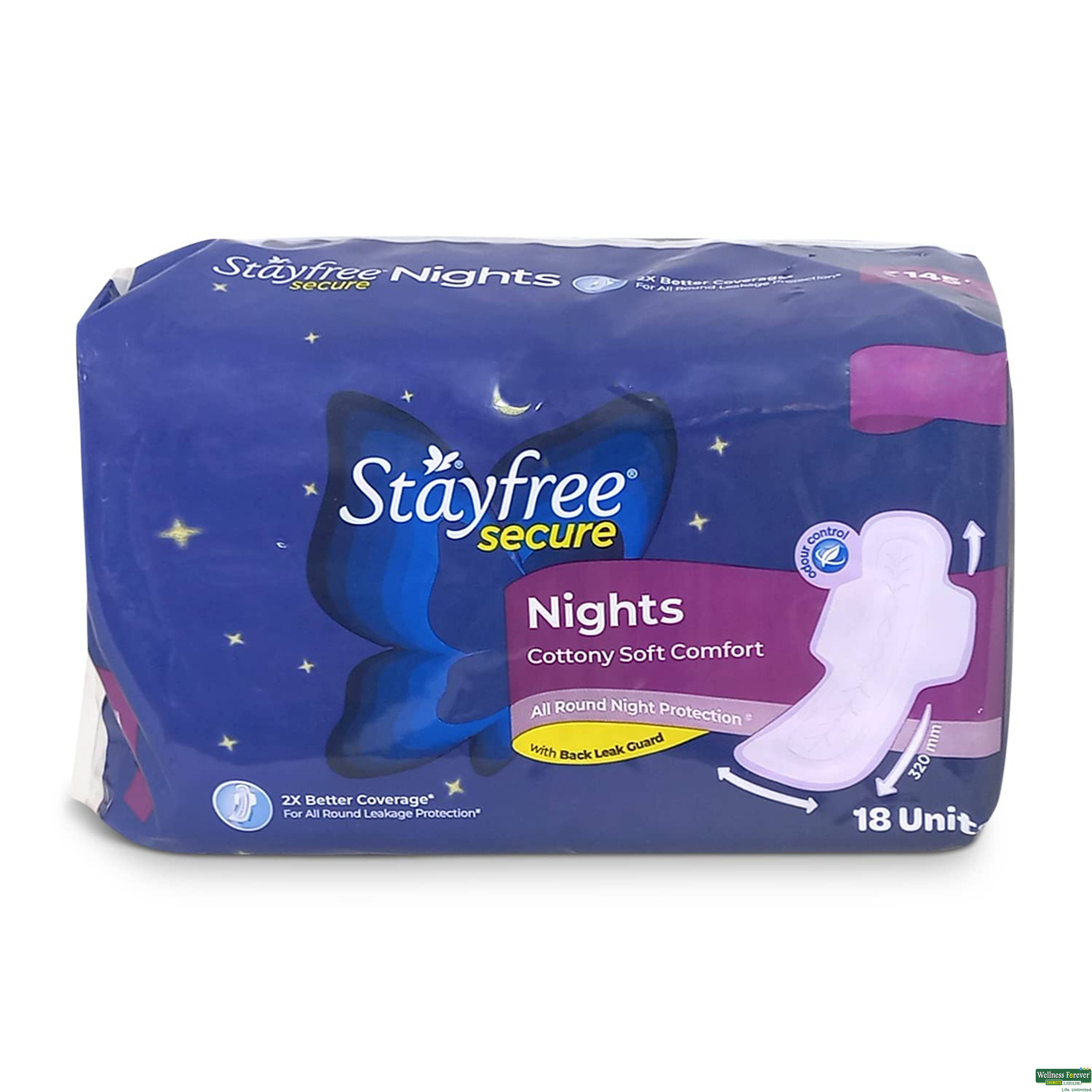 Stayfree Secure Nights 18 Pieces-image