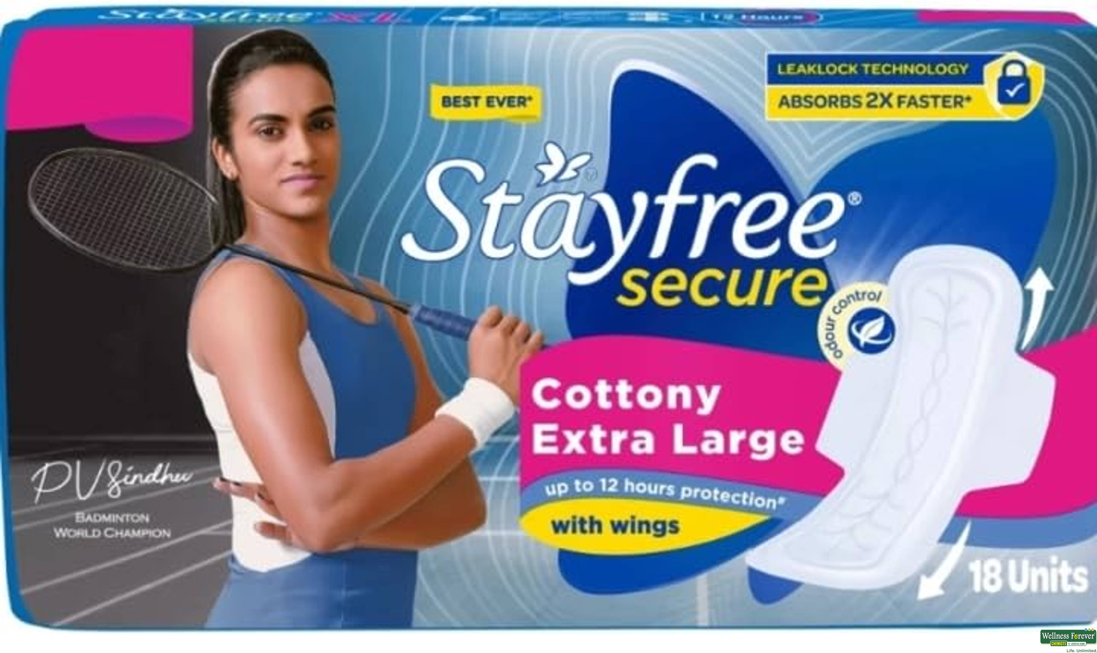 Stayfree Cottony XL 18 Piece-image