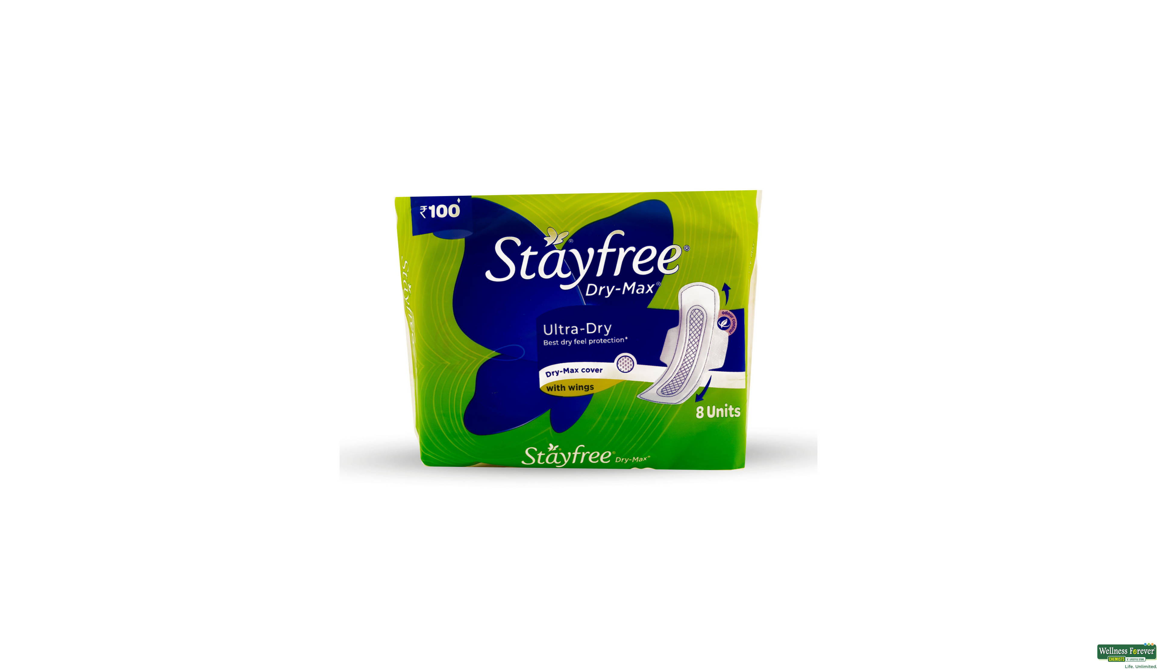 STAYFREE SECURE DRY WINGS REGULAR 6PC- 1, 7PC, 