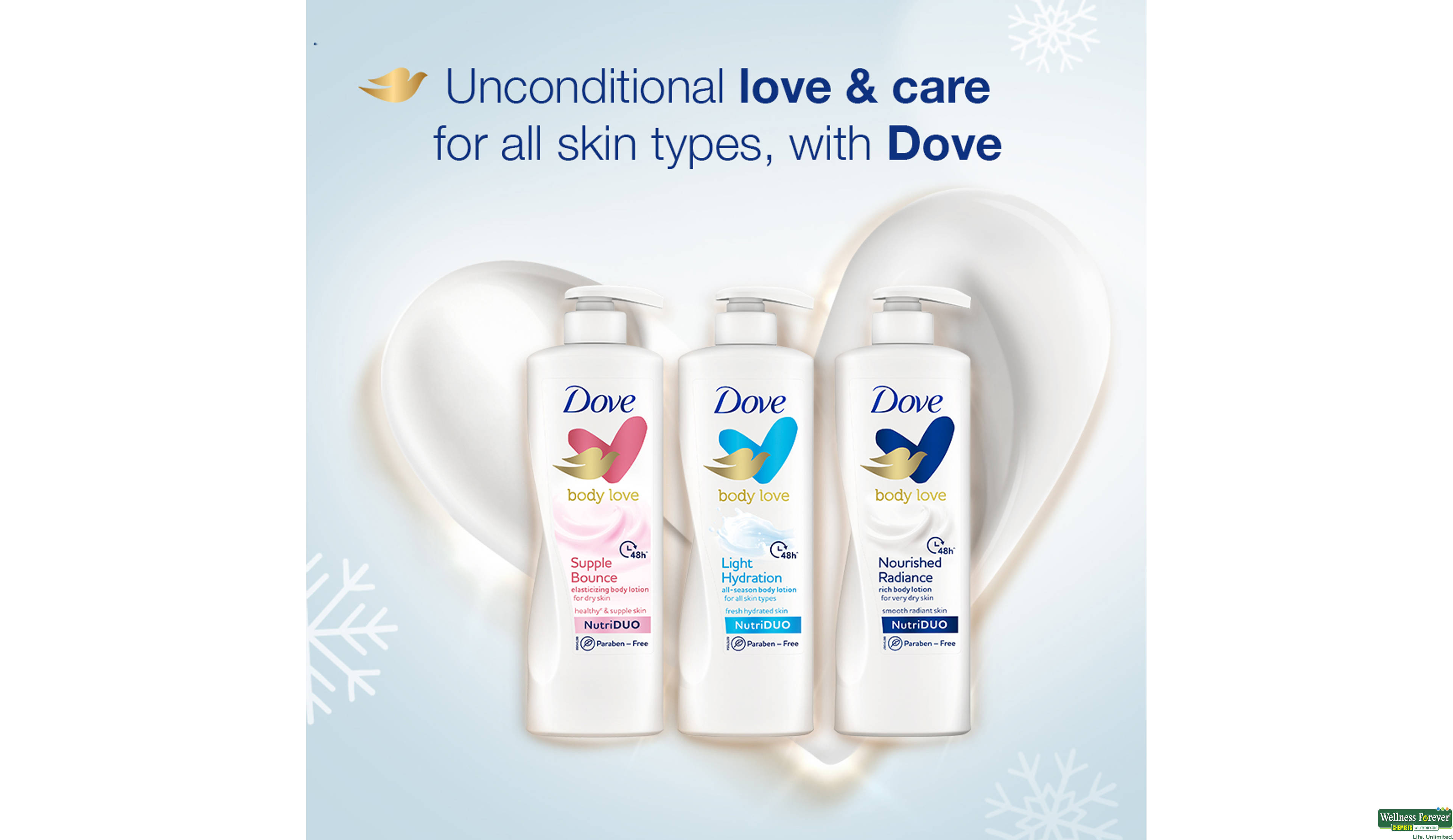 DOVE BODY/LOTION LOVE NOURISHED 400 ML- 8, 400ML, 