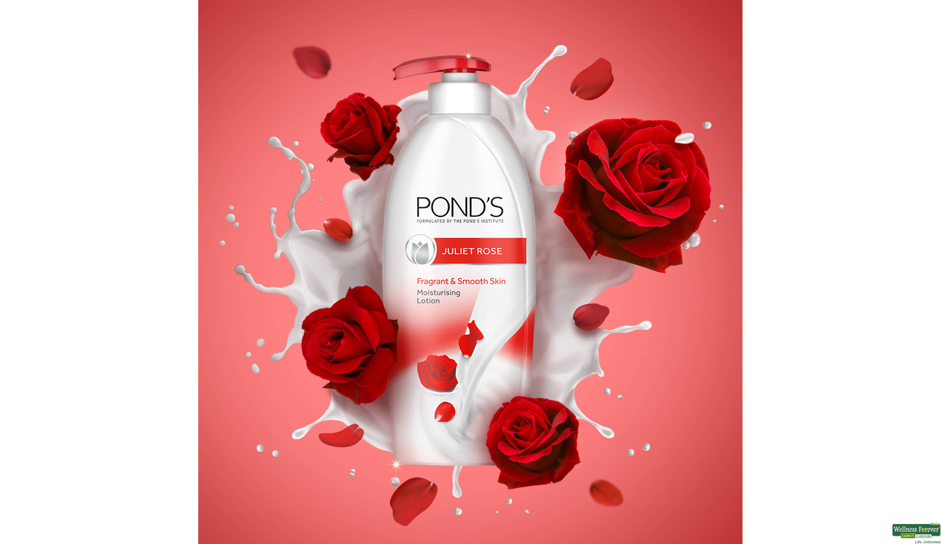 PONDS B/LOTION JULIET ROSE 275 ML- 6, 275ML, 