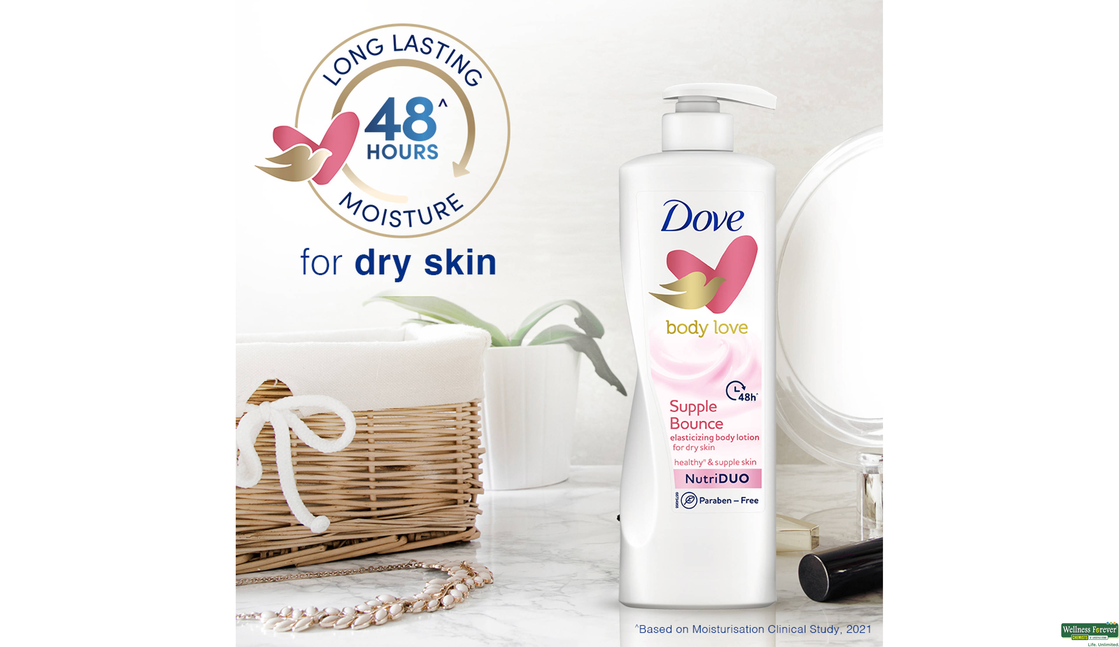 DOVE BODY/LOTION LOVE FOR DRY SKN 400 ML- 4, 400ML, 