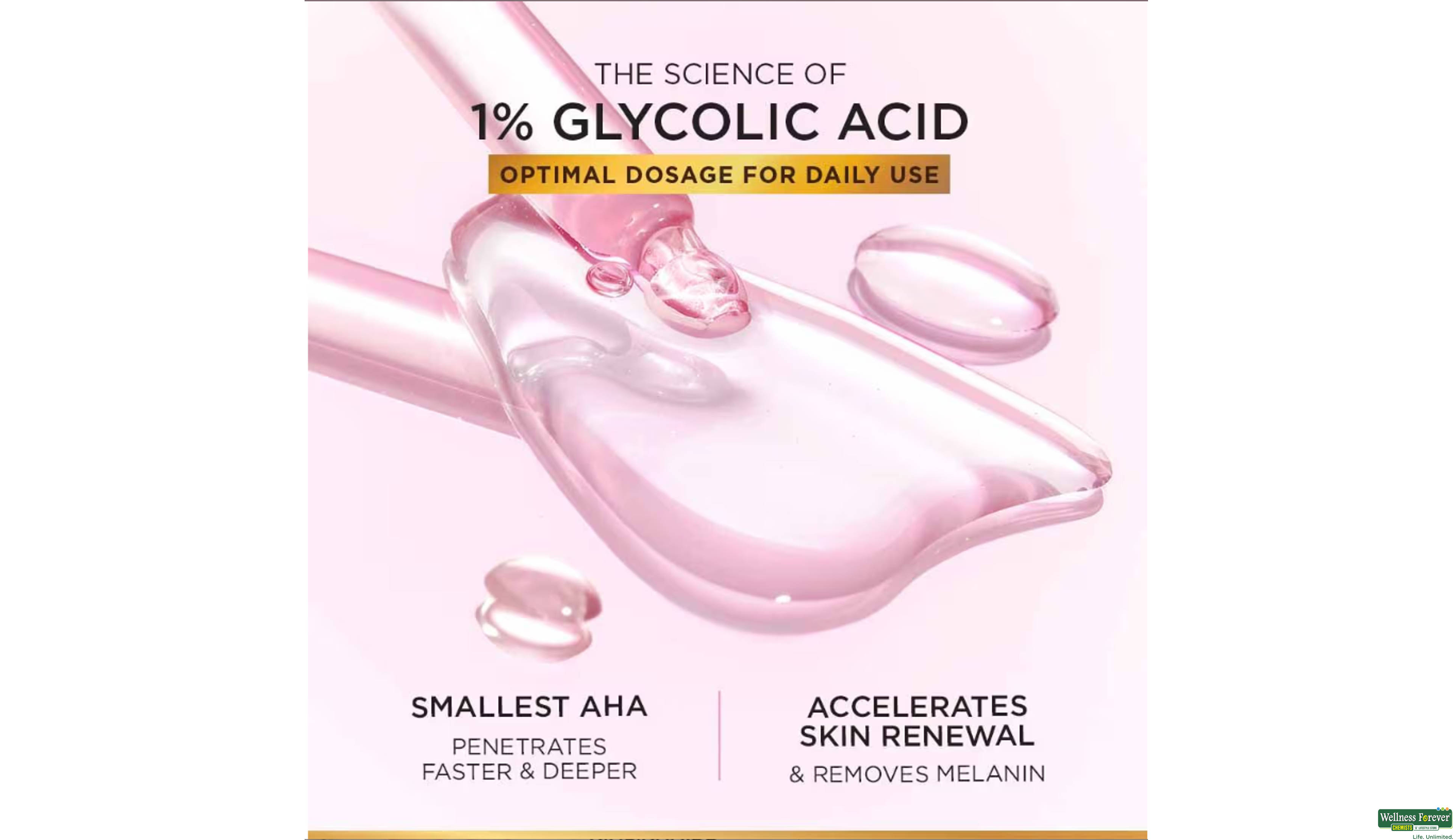 LOREAL GLYCOLIC SKIN BRIGHT SERUM 30ML- 5, 1PC, 