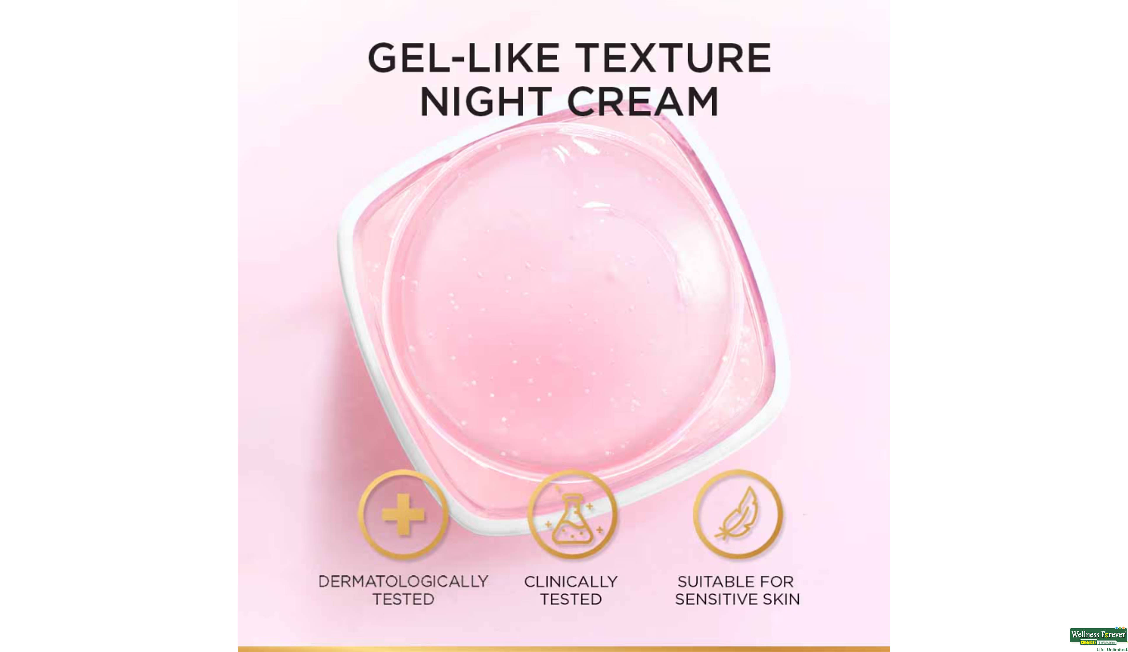 LOREAL GLYCOLIC NIGHT CREAM SPF 17 50ML- 5, 1PC, null