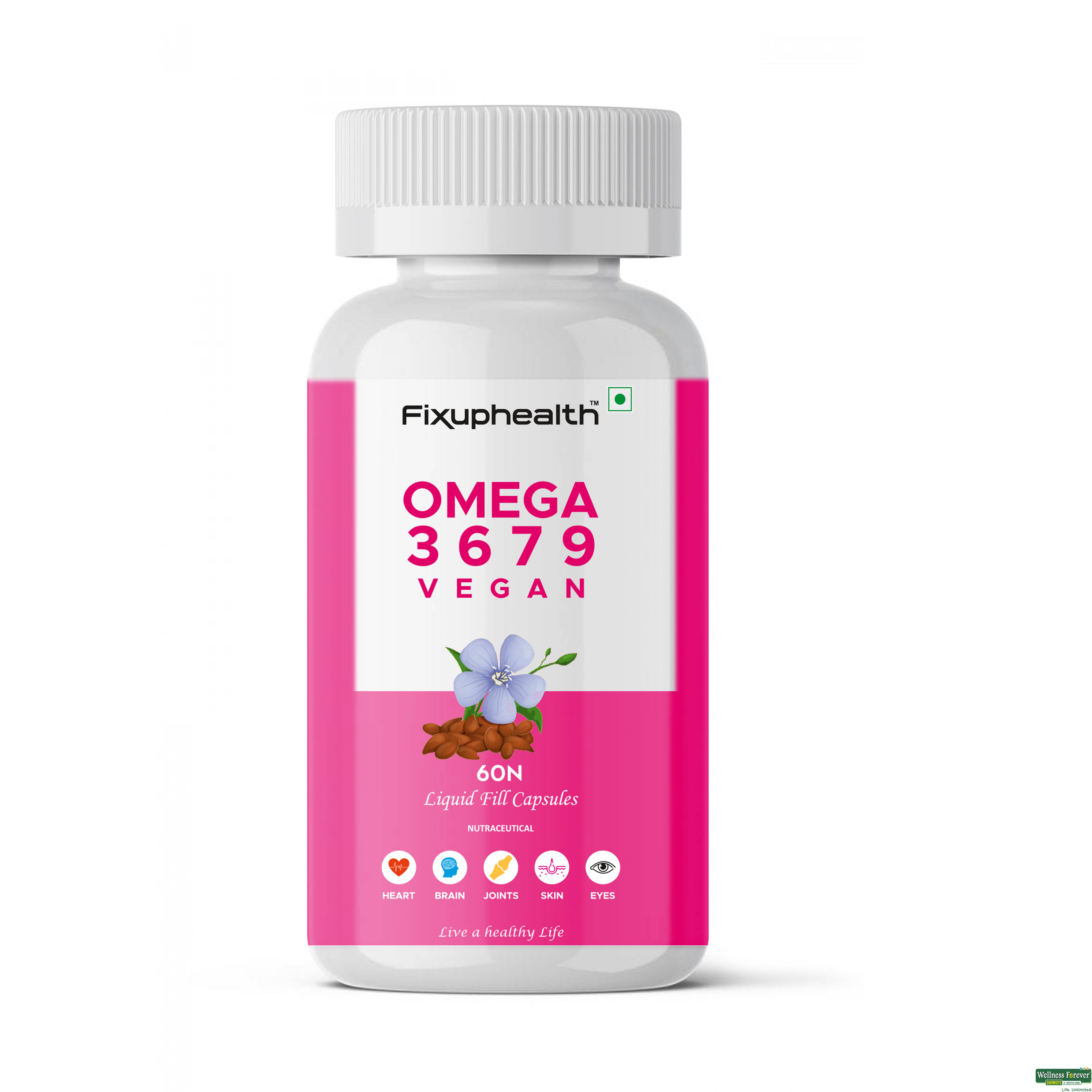 FIXUPHEALTH OMEGA 3679 VEGAN 60CAP-image