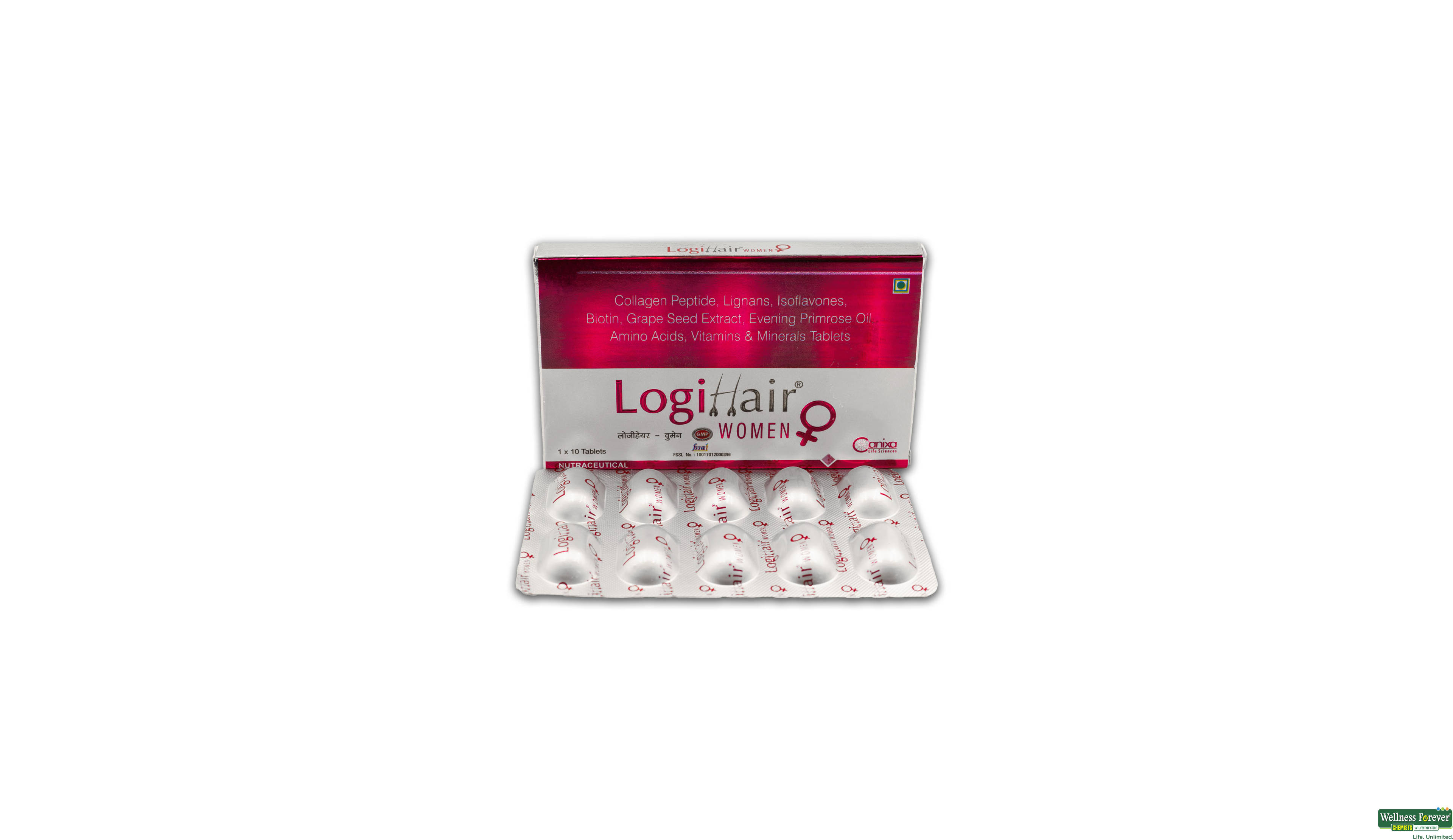 LOGIHAIR WOMEN 10TAB- 1, 10TAB, 