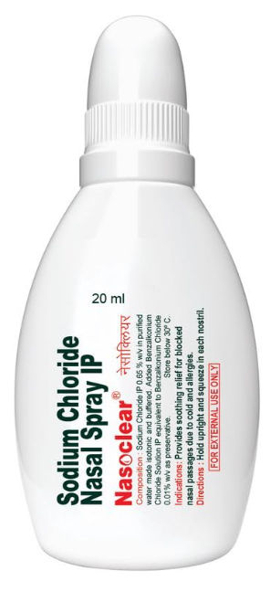Sodium Chloride Blocked Nose Spray For Babies Buy Nasoclear Saline