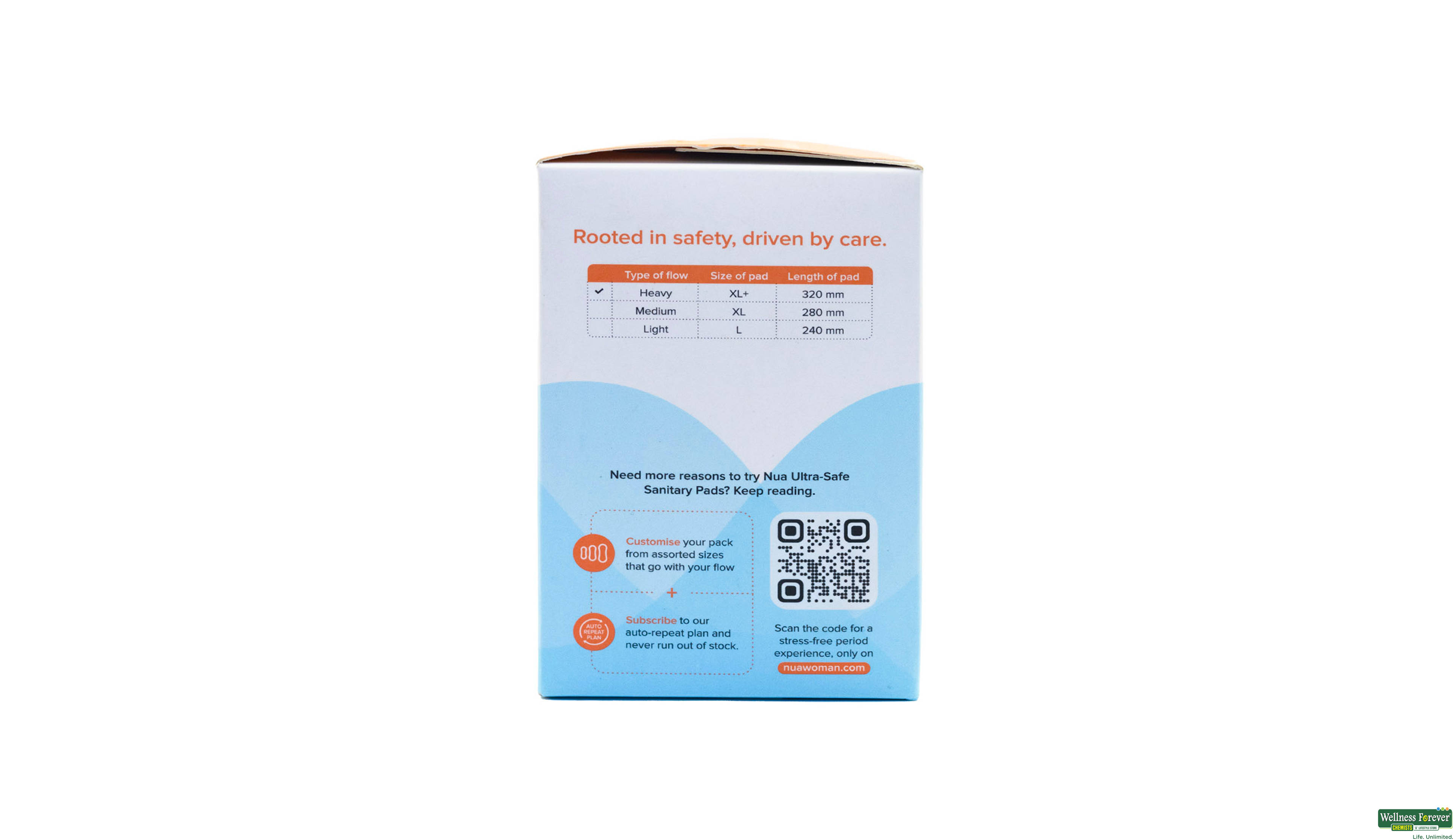 NUA LEAKPROOF ULTRATHIN PADS HEAVY F 12PC- 2, 138GM, null
