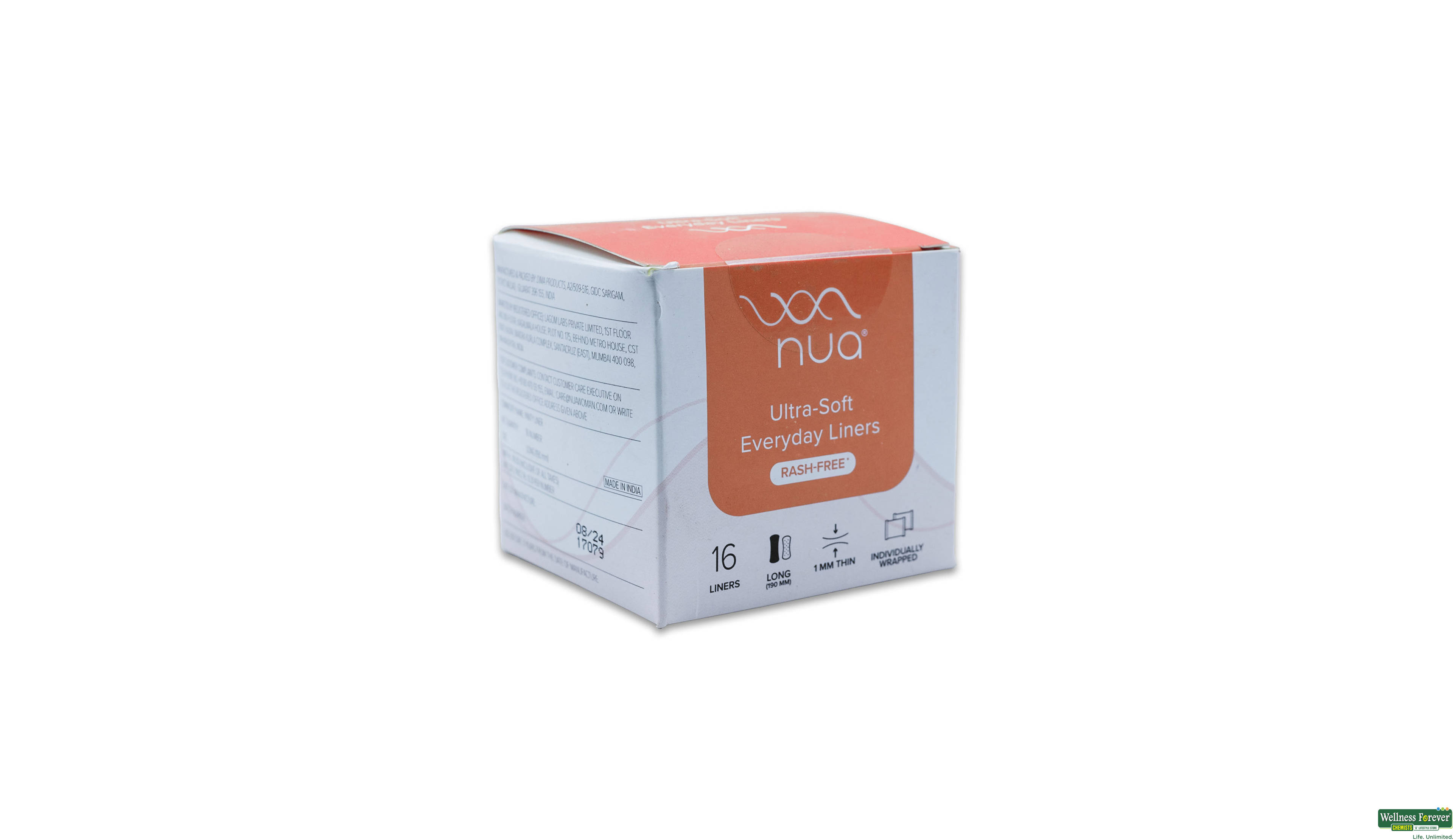 NUA PANTY LINERS 16PC- 1, 53GM, null