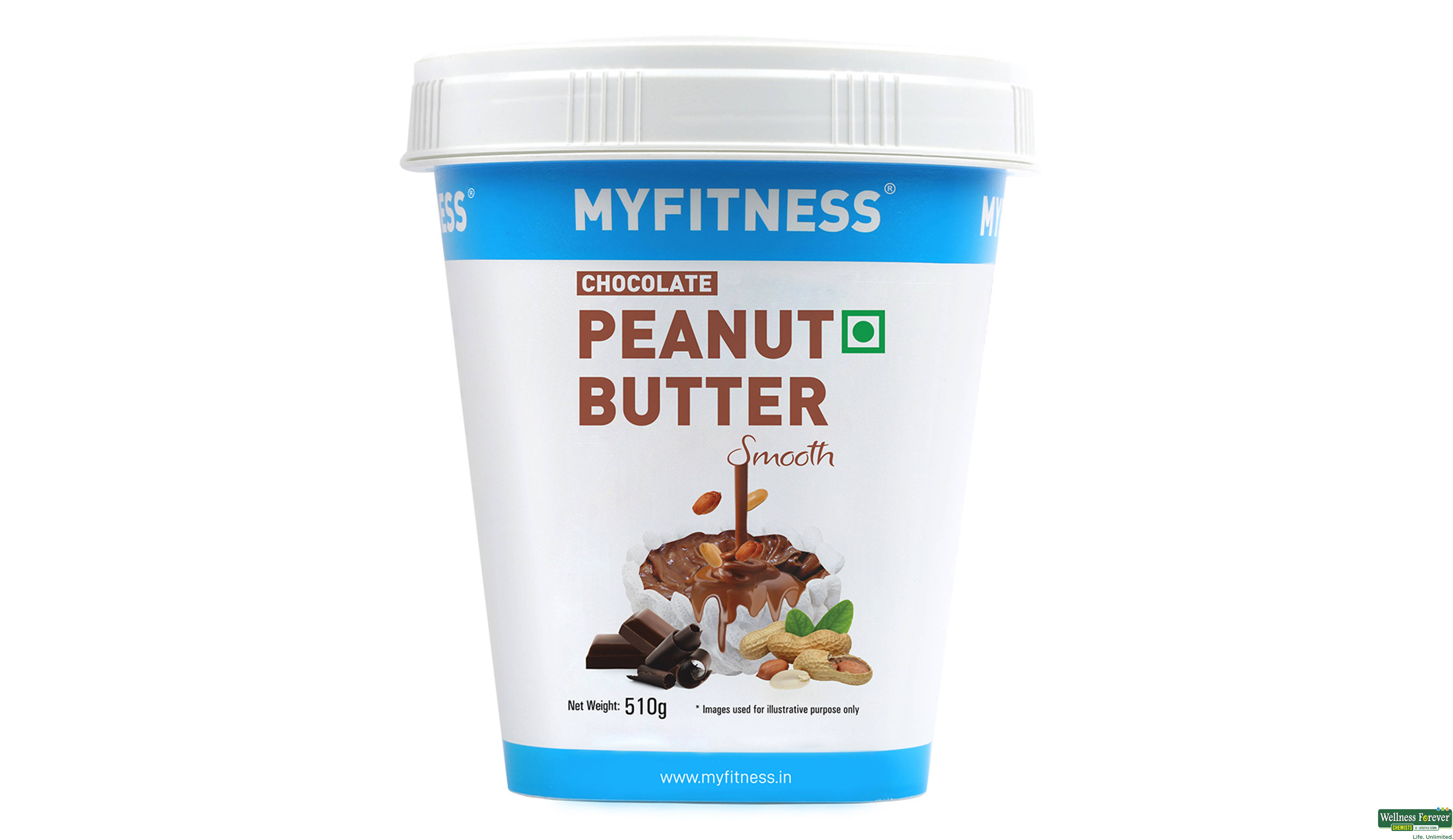 MY FITNESS PENUT BTR CHOCOLATE SMOOTH 510G- 1, 510GM, null