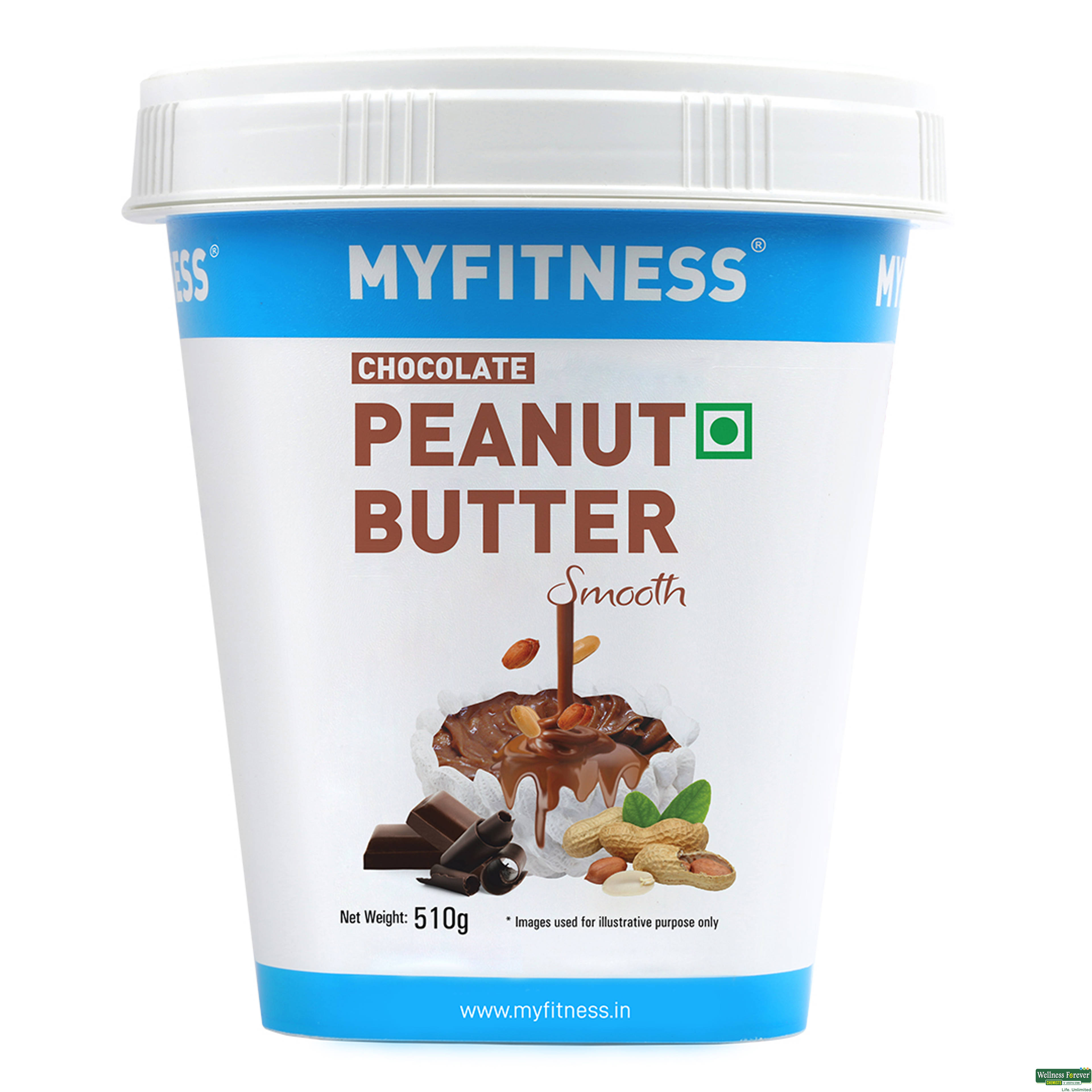 MY FITNESS PENUT BTR CHOCOLATE SMOOTH 510G-image