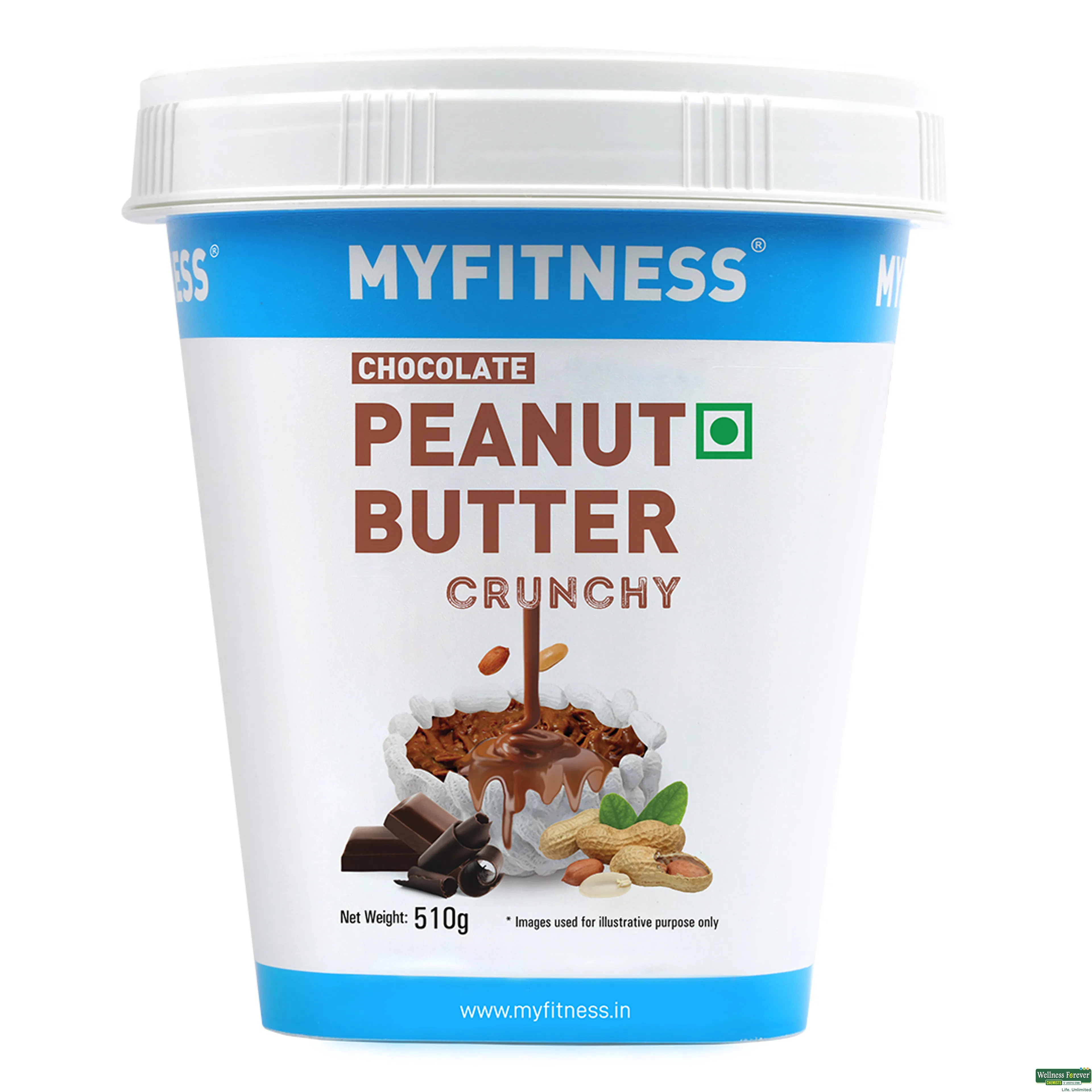 MY FITNESS PENUT BTR CHOC CRUNCHY 510G-image