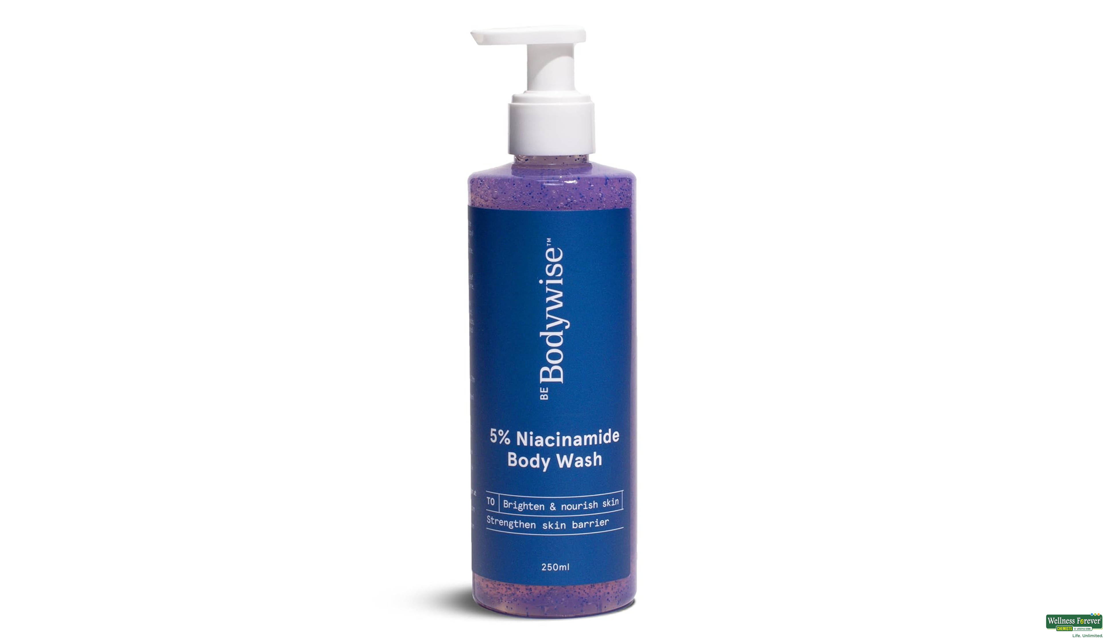 BE BODYWISE 5% NIACINAMIDE B/WASH 250ML- 1, 250ML, 