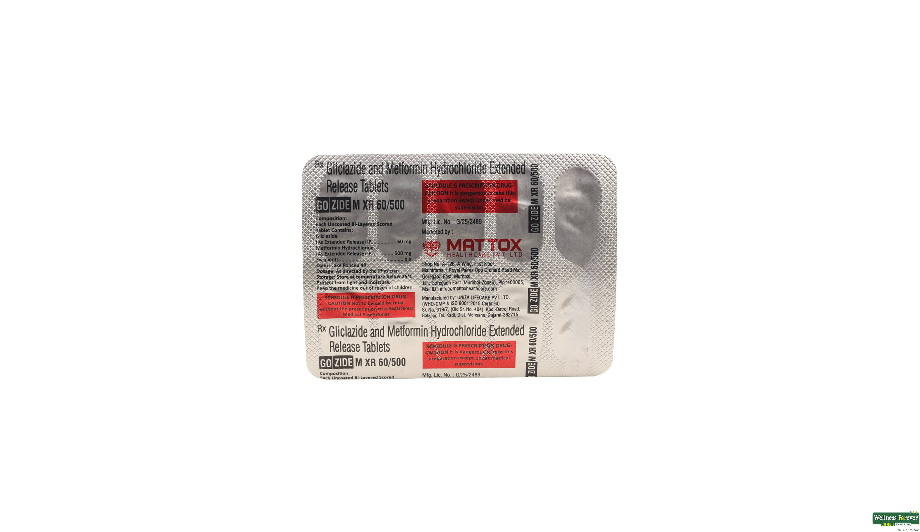 CLARINOVA 500MG 10TAB- 2, 10TAB, 