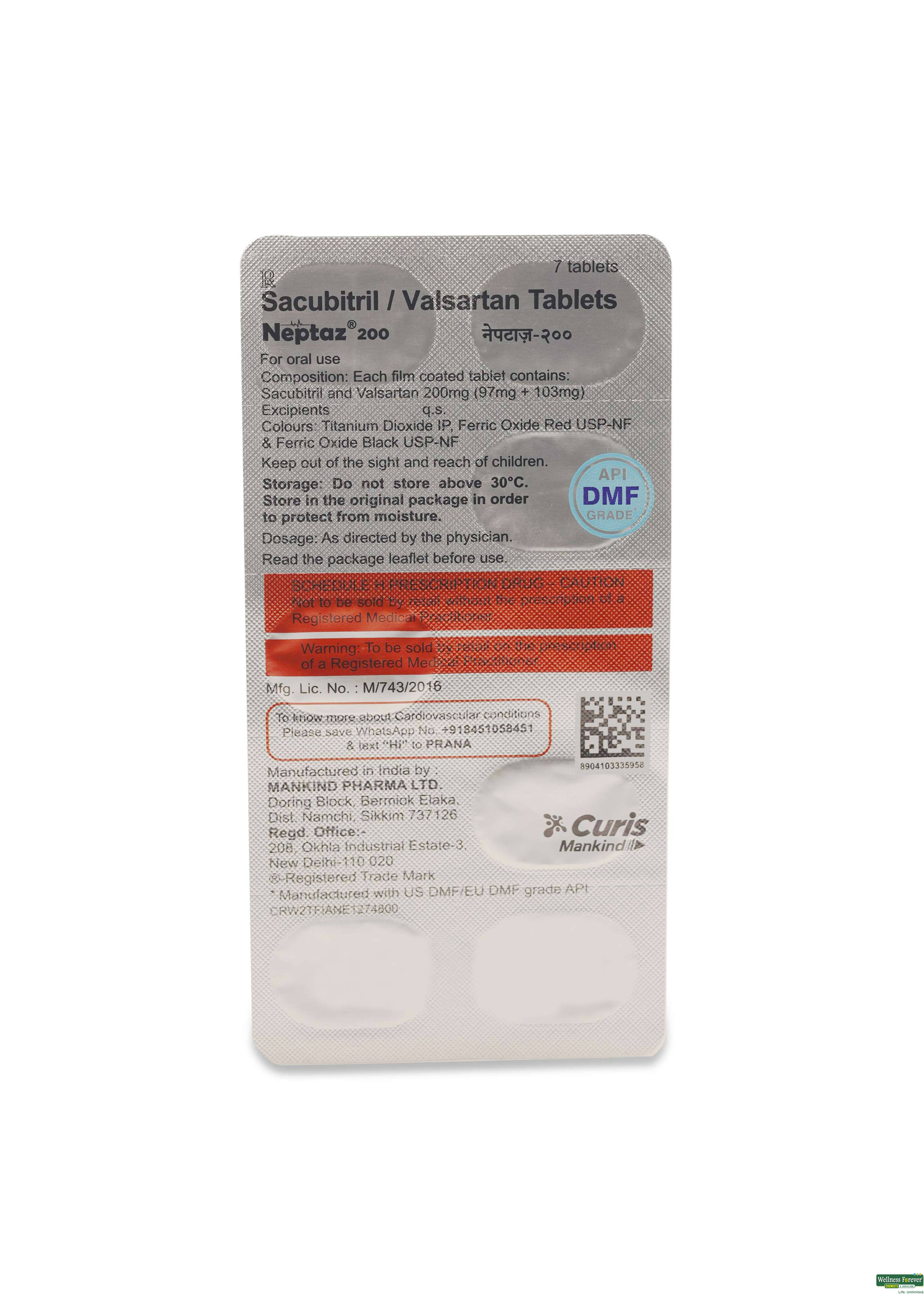 Neptaz 200Mg 7Tablet-image