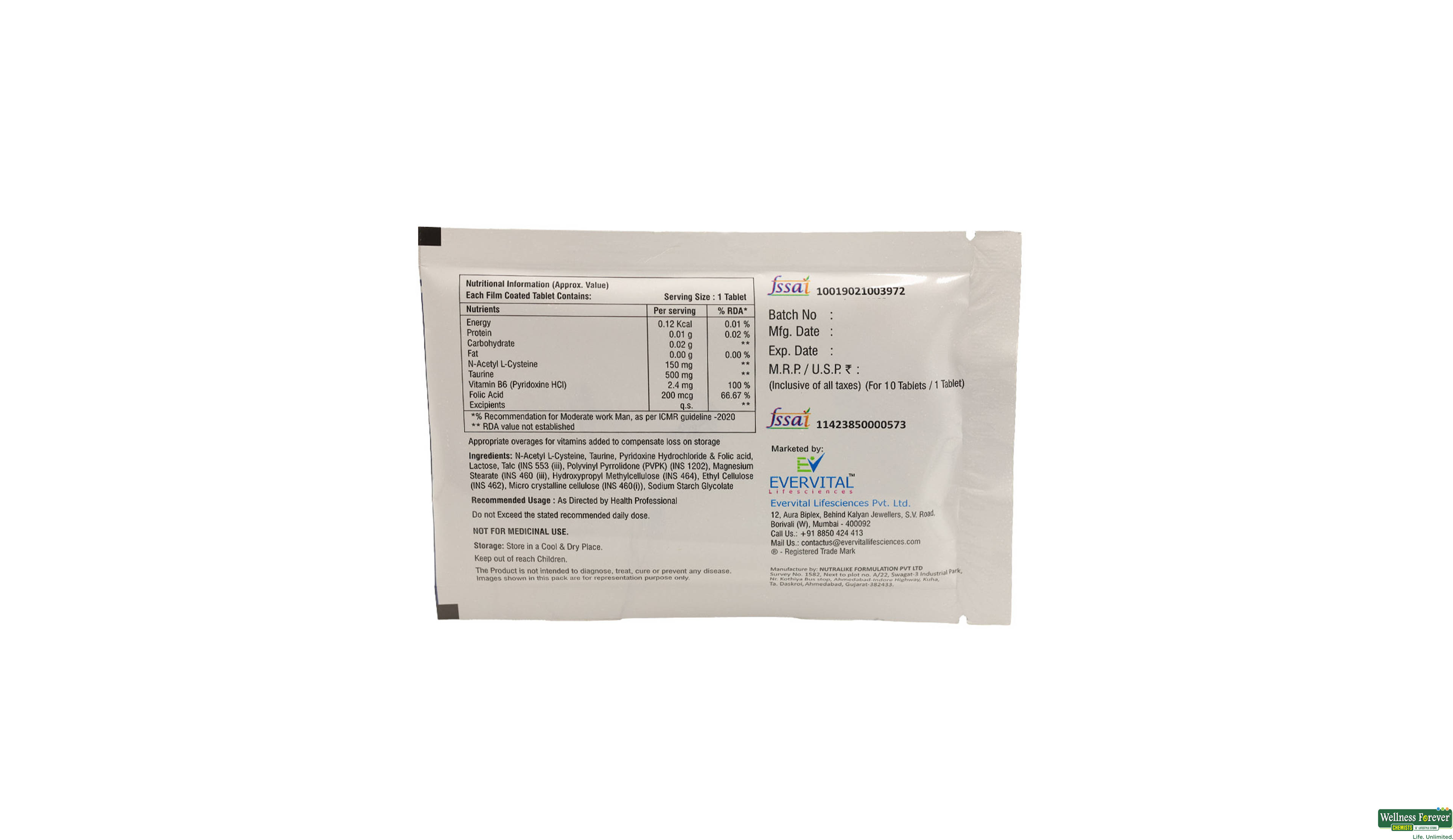 CRET LOW 10TAB- 2, 10TAB, null
