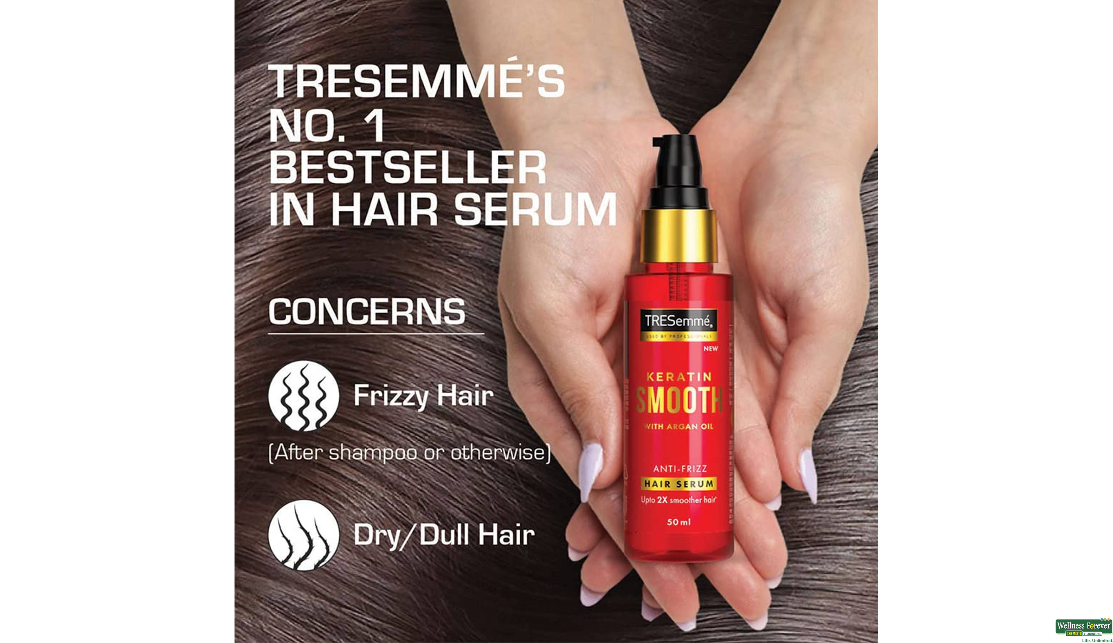 TRESEMME KERATIN SMOOTH HAIR SERUM 100ML- 4, 100ML, 